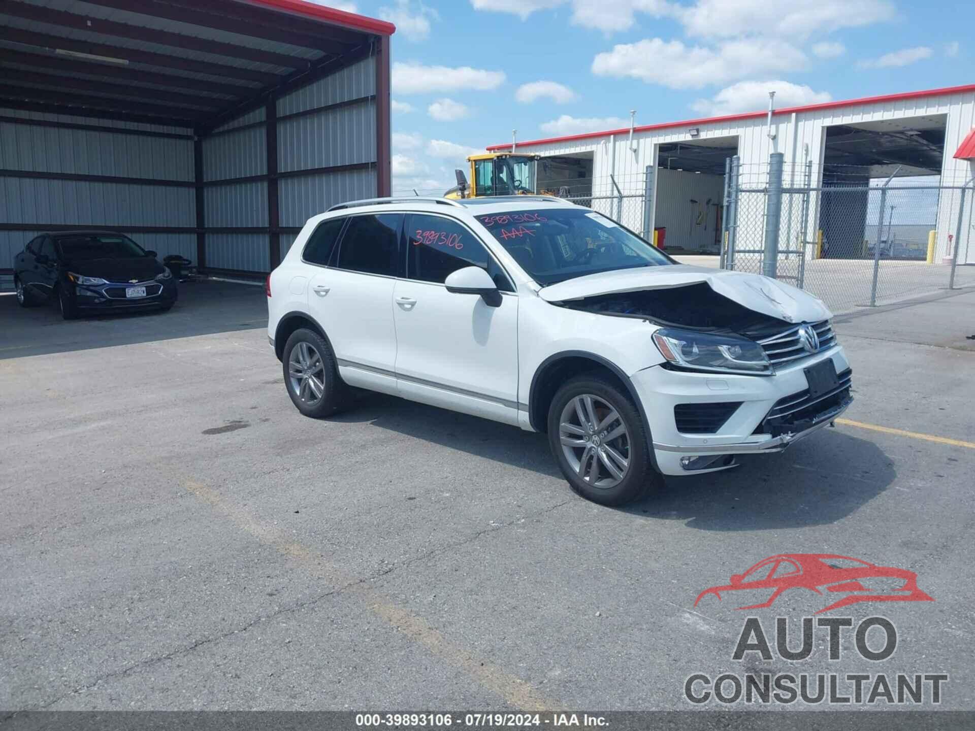 VOLKSWAGEN TOUAREG 2016 - WVGEF9BP4GD007731