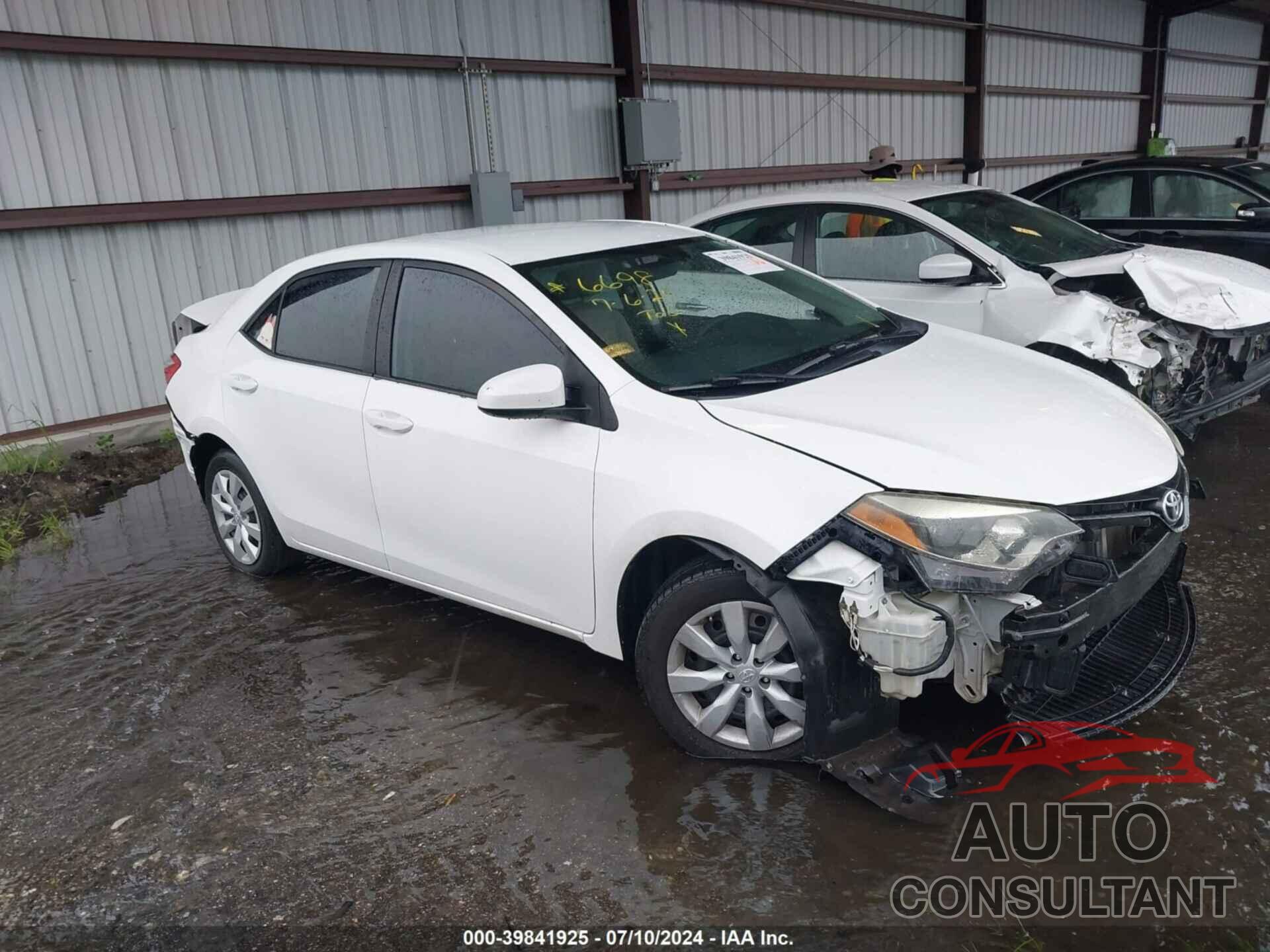 TOYOTA COROLLA 2016 - 5YFBURHEXGP367196