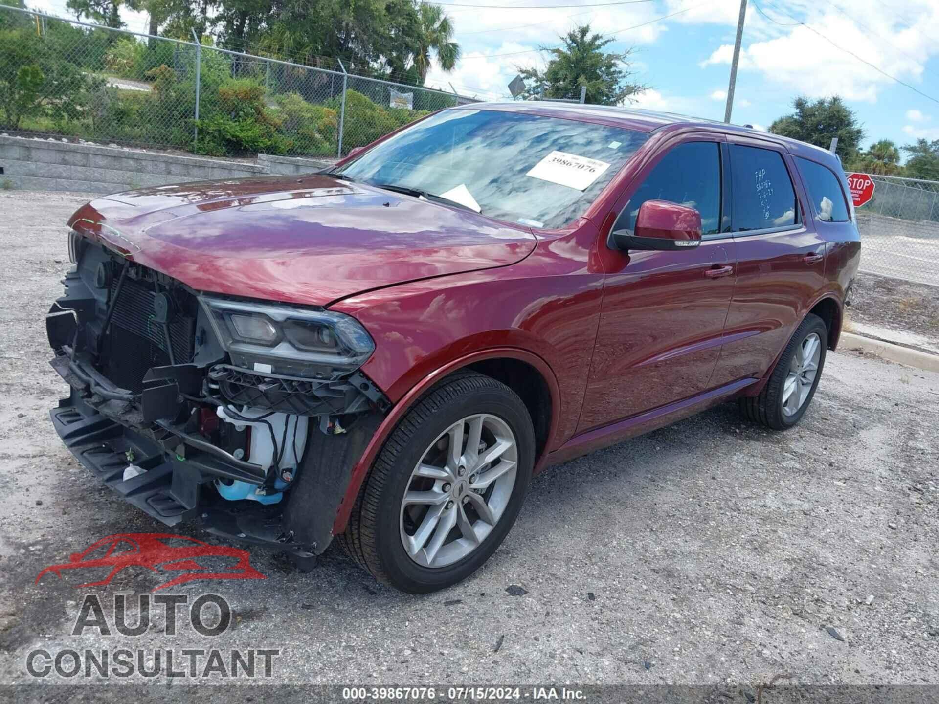 DODGE DURANGO 2022 - 1C4RDJDG5NC137756