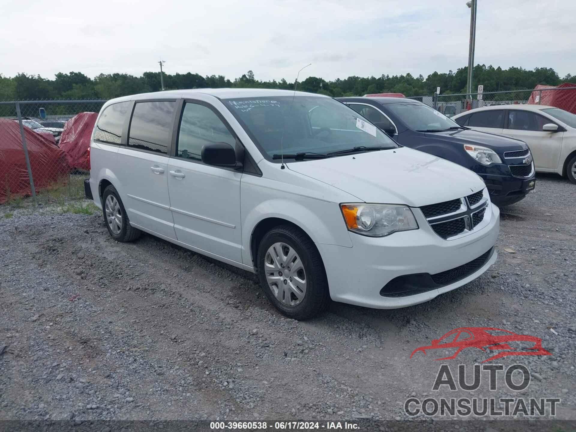 DODGE GRAND CARAVAN 2016 - 2C4RDGBG1GR209651