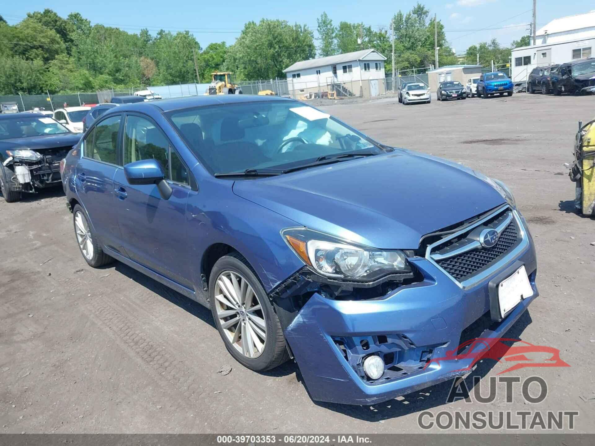 SUBARU IMPREZA 2016 - JF1GJAF64GH002509