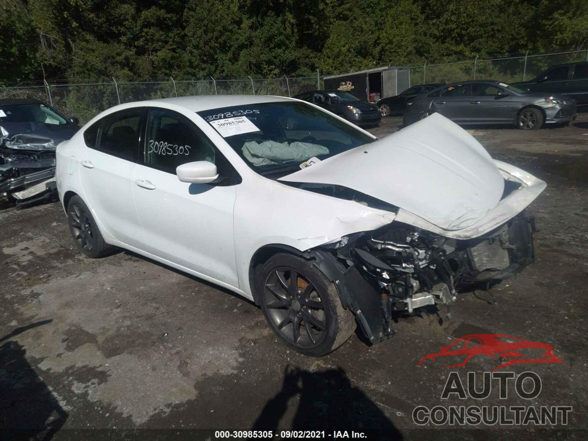 DODGE DART 2016 - 1C3CDFFA4GD804149