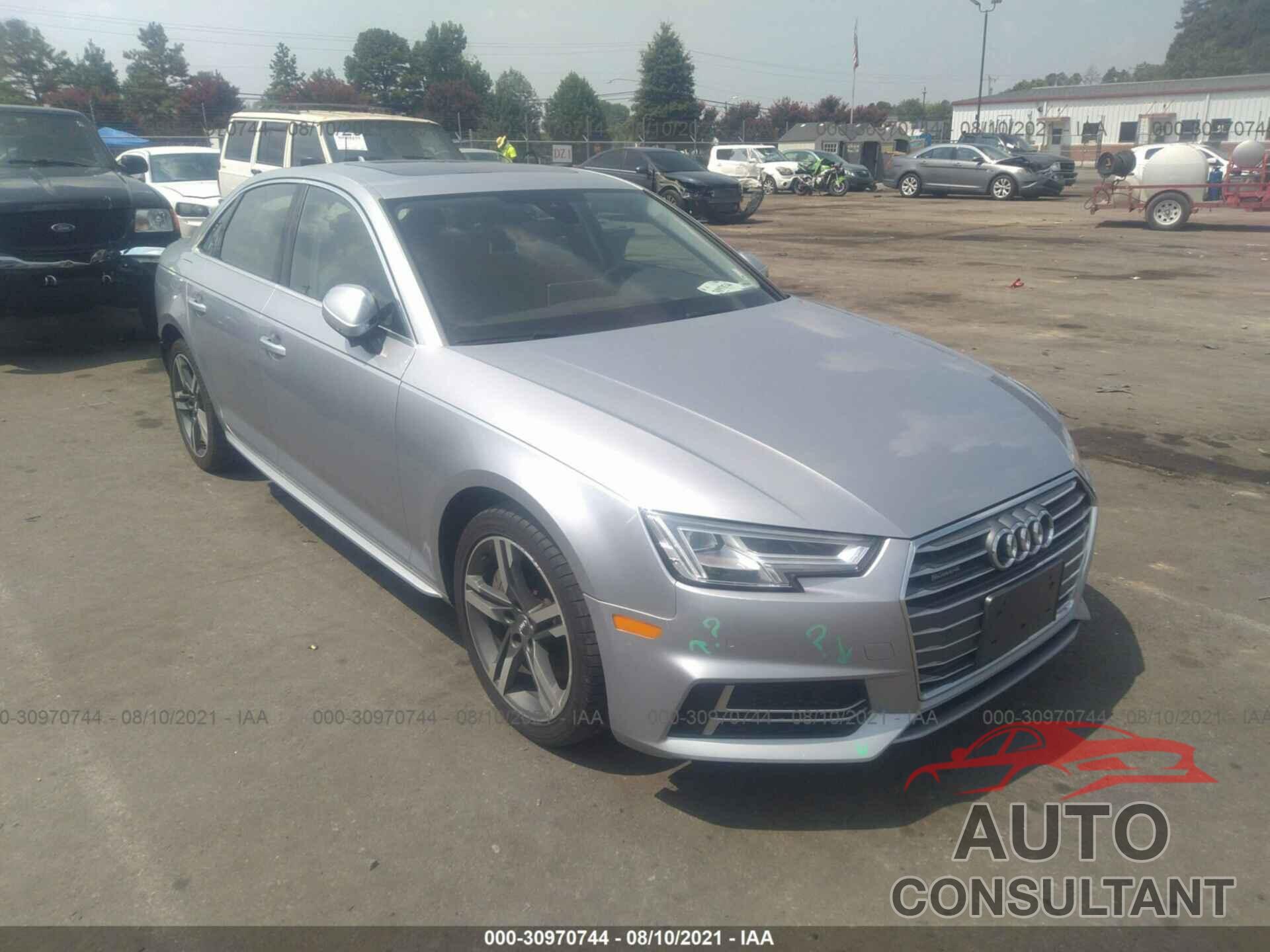 AUDI A4 2018 - WAUENAF44JA078989