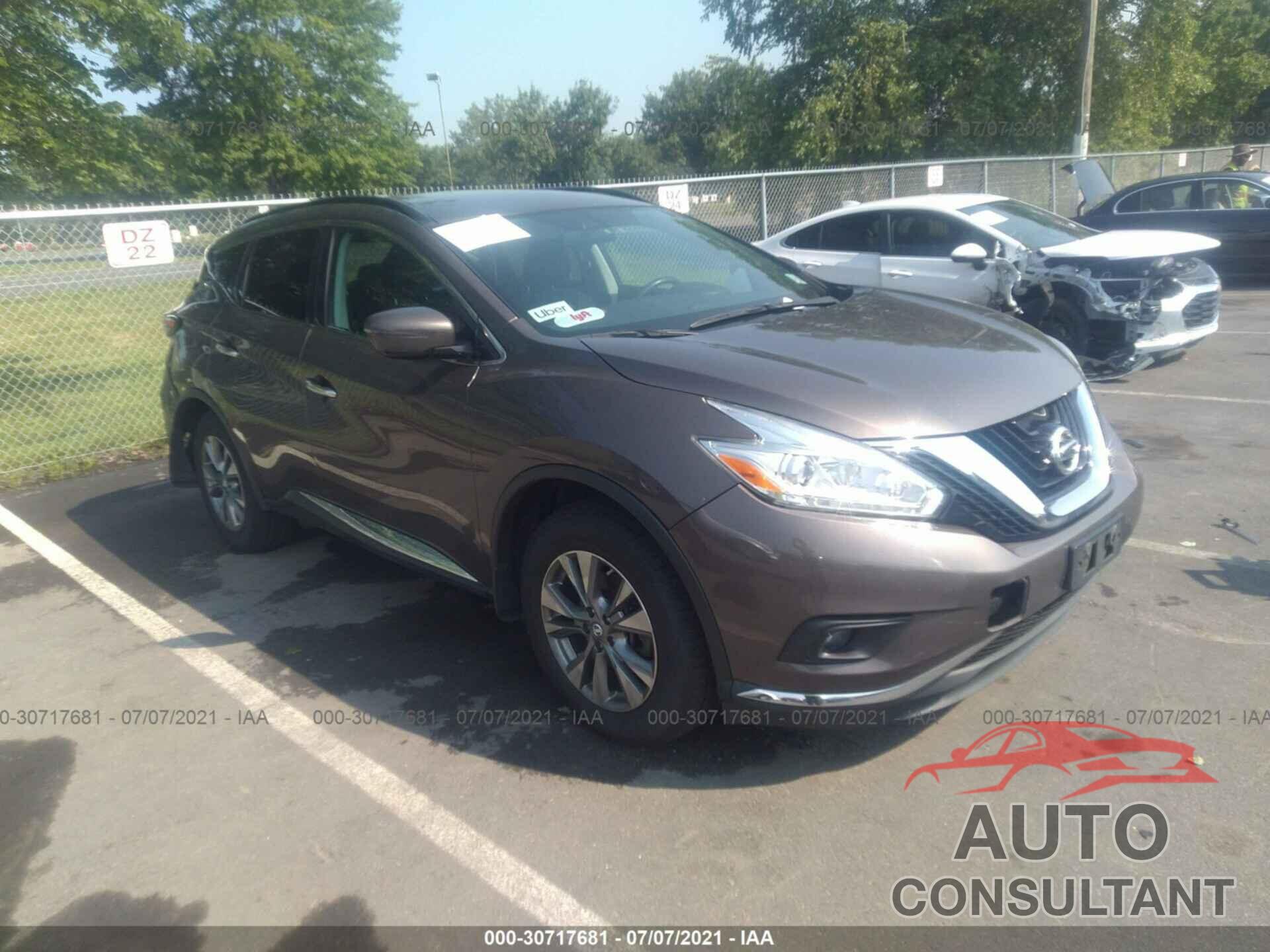 NISSAN MURANO 2016 - 5N1AZ2MH4GN116669