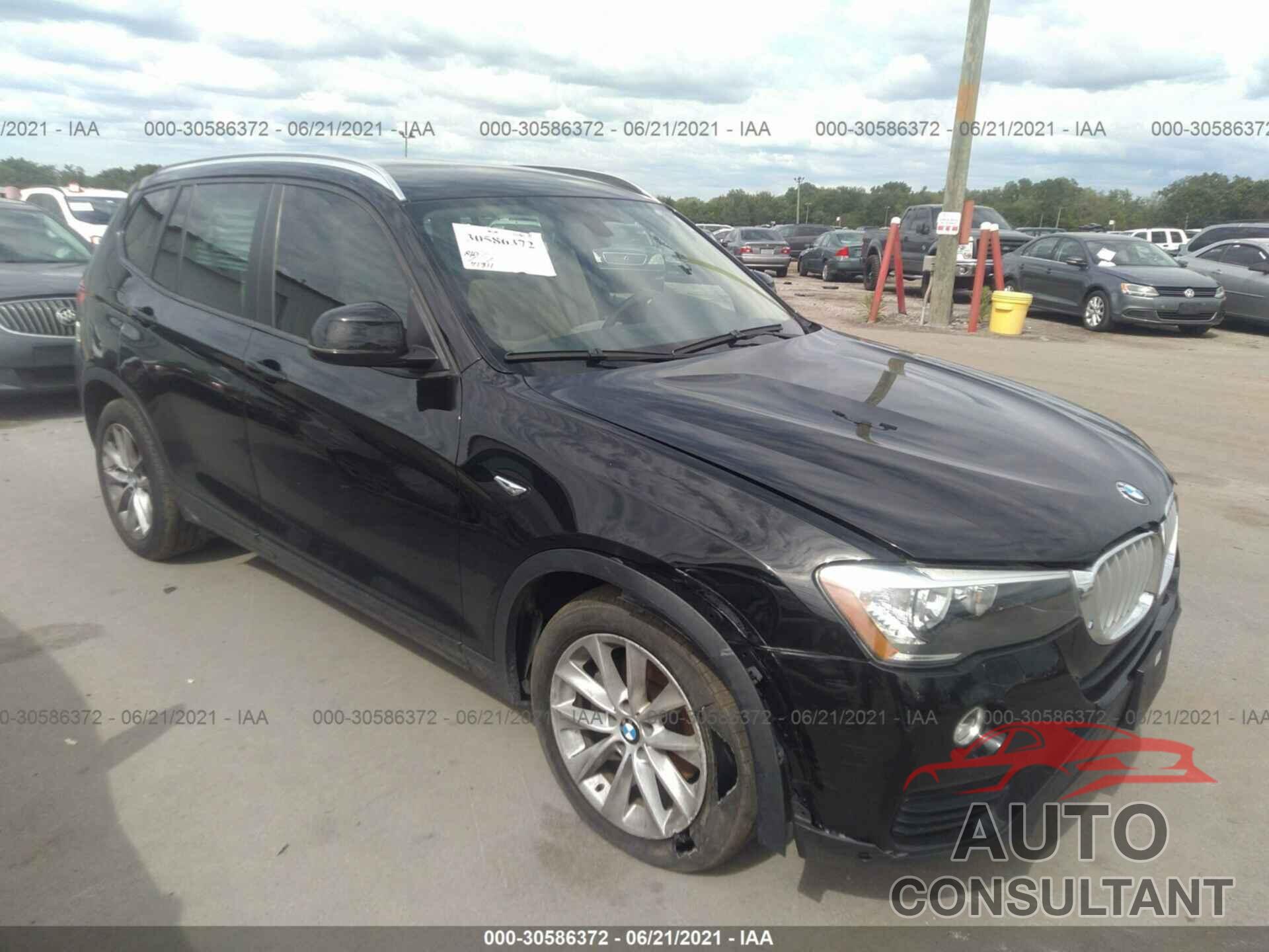 BMW X3 2016 - 5UXWX9C54G0D71577
