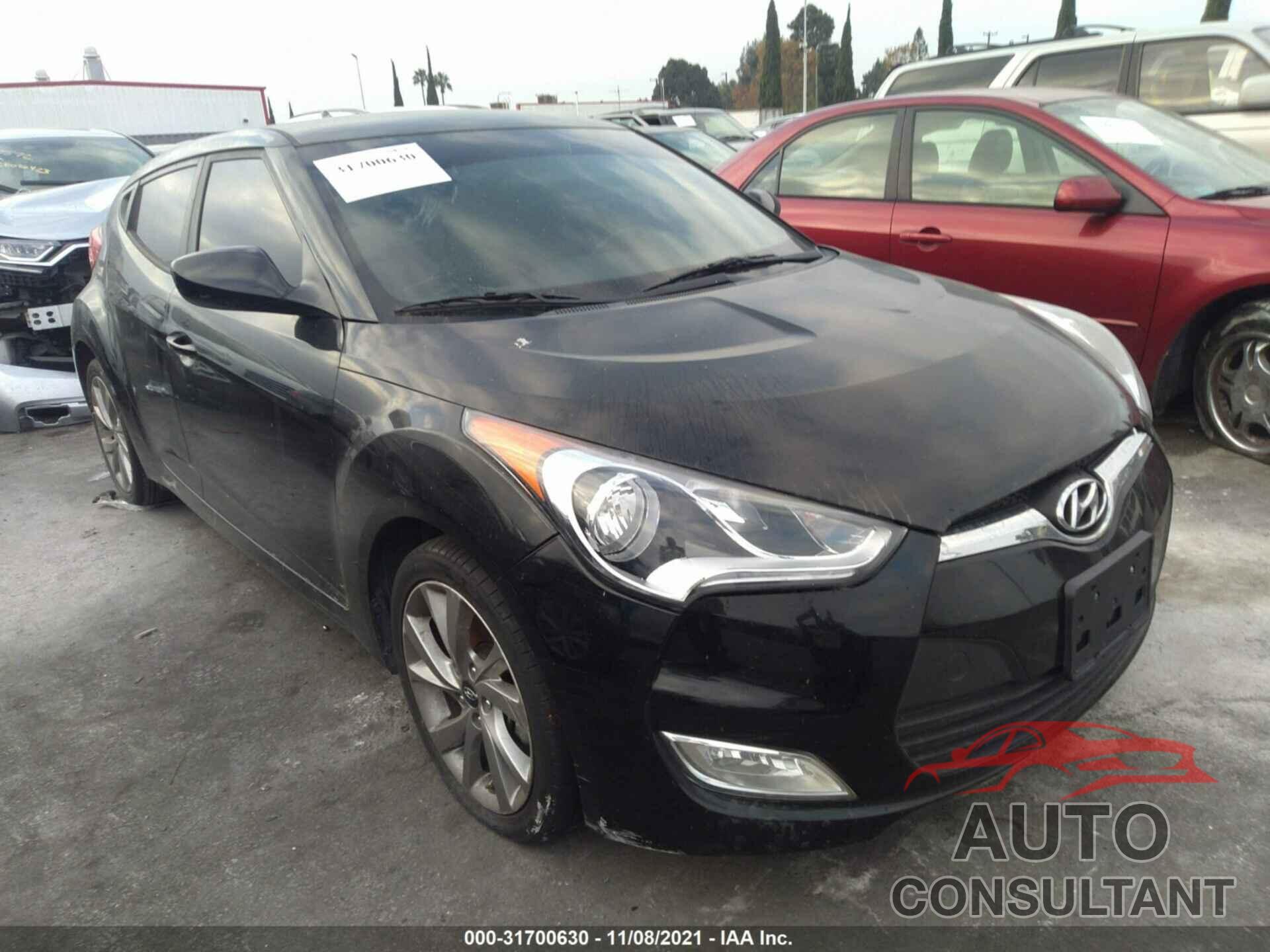 HYUNDAI VELOSTER 2017 - KMHTC6AD6HU311053