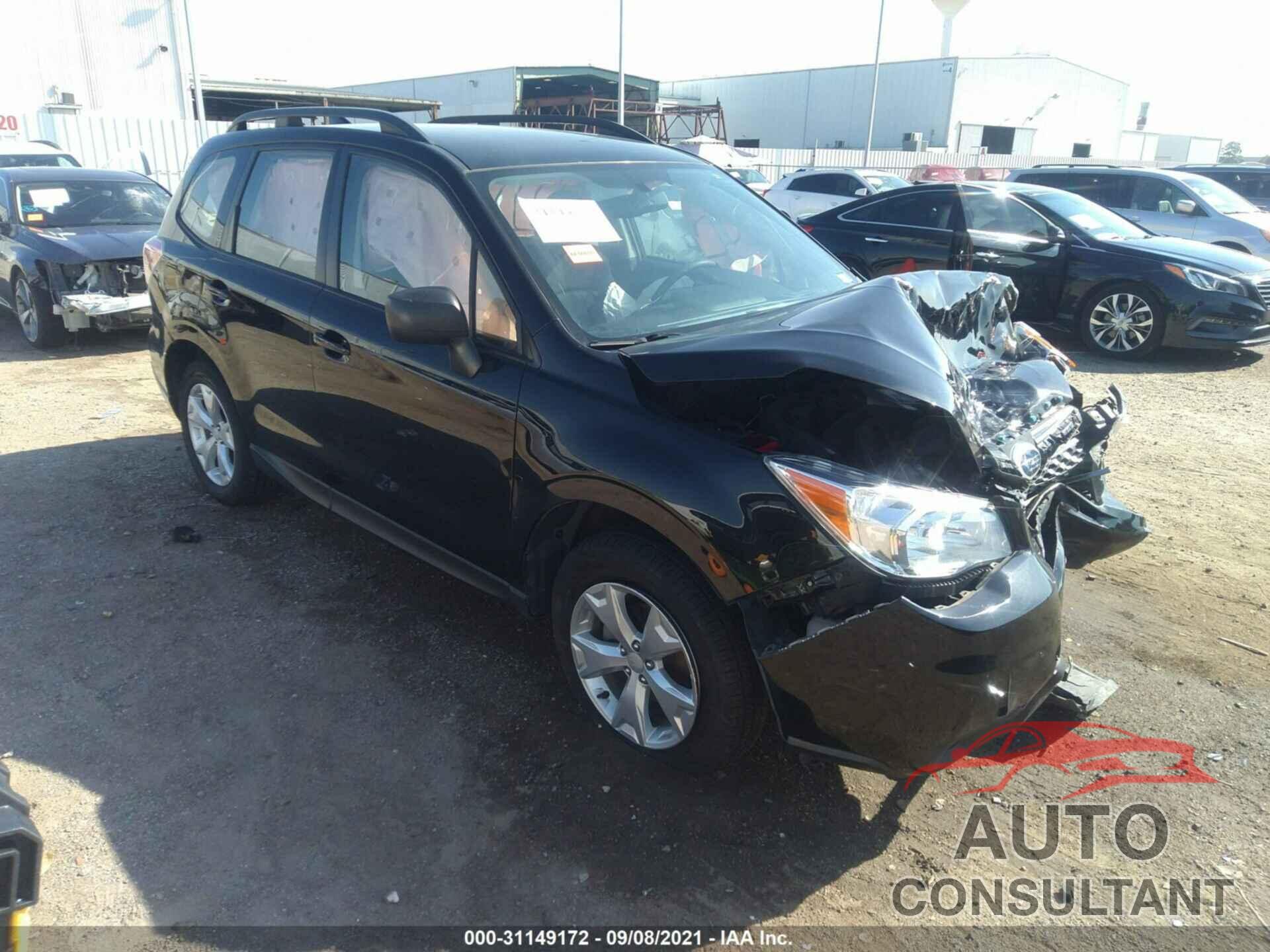 SUBARU FORESTER 2016 - JF2SJABC9GH463402