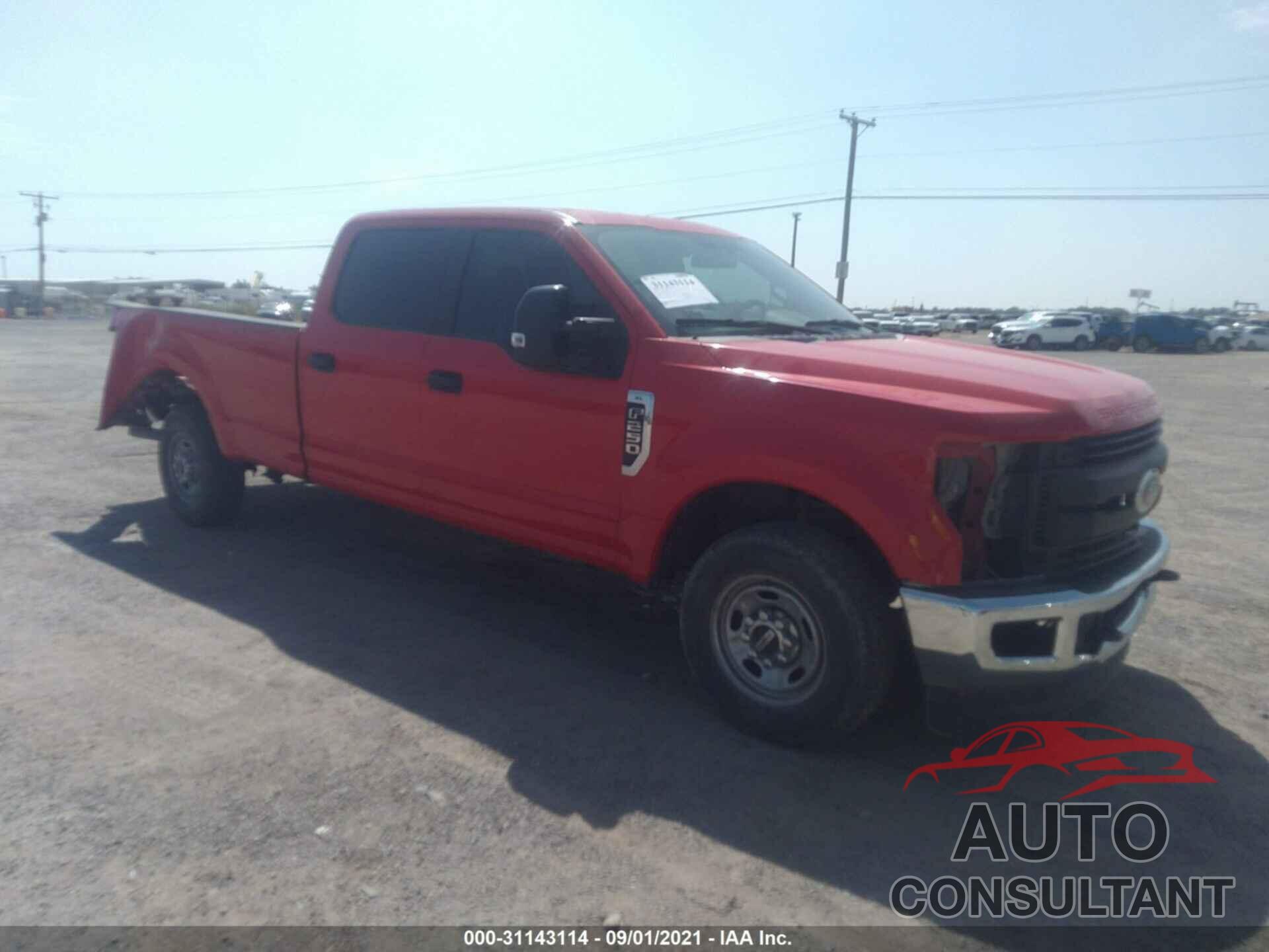 FORD SUPER DUTY F-250 SRW 2019 - 1FT7W2A61KED04665