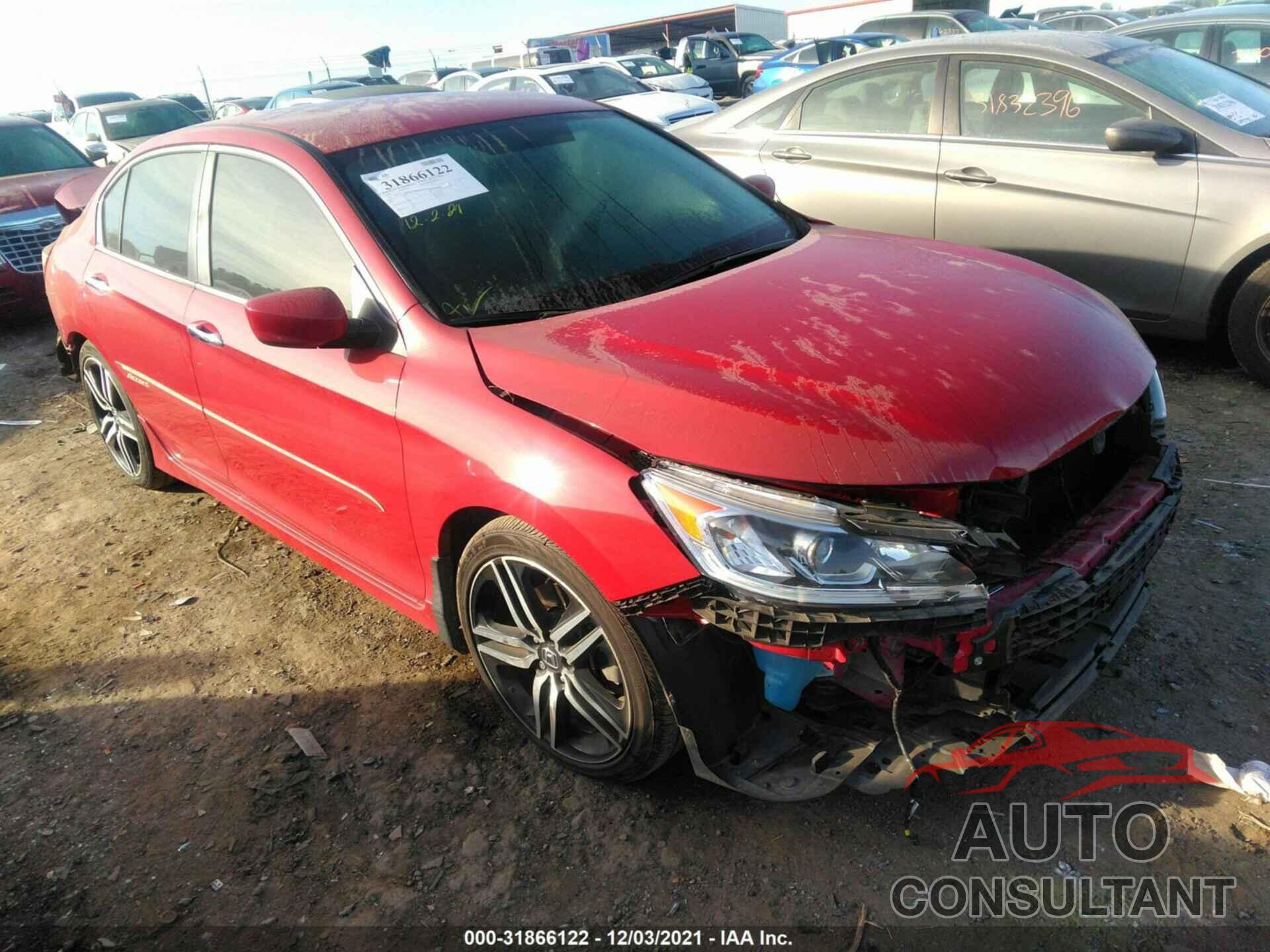 HONDA ACCORD SEDAN 2017 - 1HGCR2F14HA194585