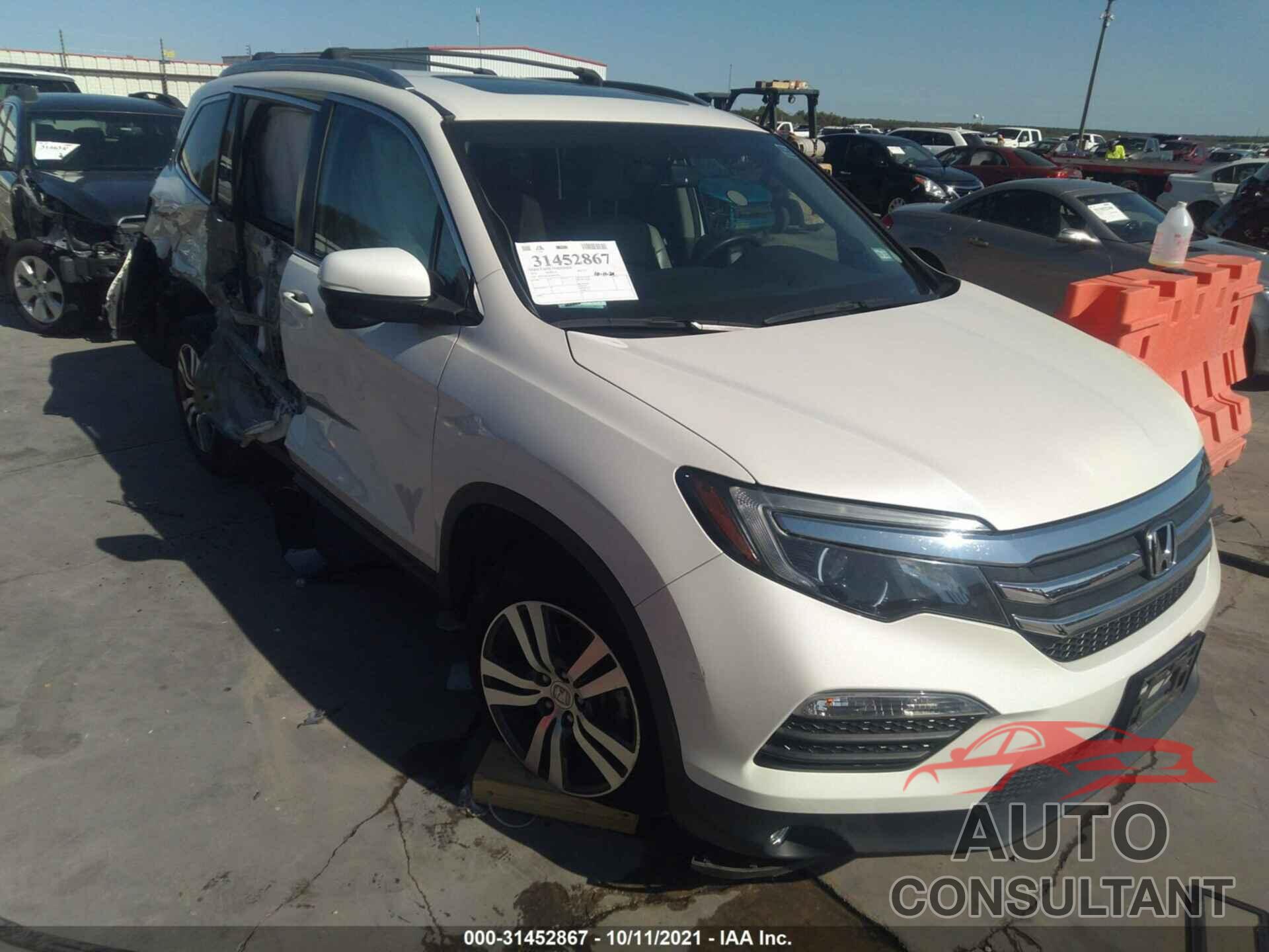 HONDA PILOT 2016 - 5FNYF6H54GB048746