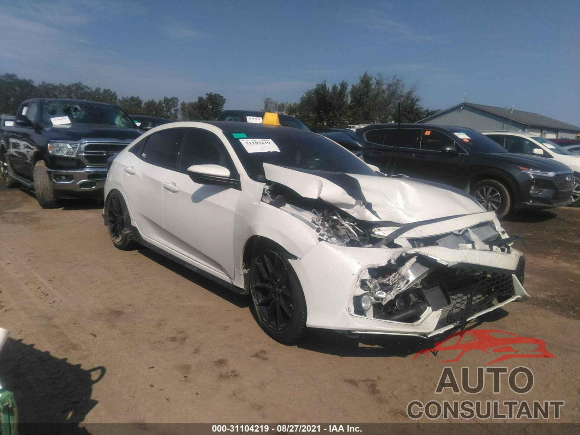 HONDA CIVIC HATCHBACK 2018 - SHHFK7G48JU214774