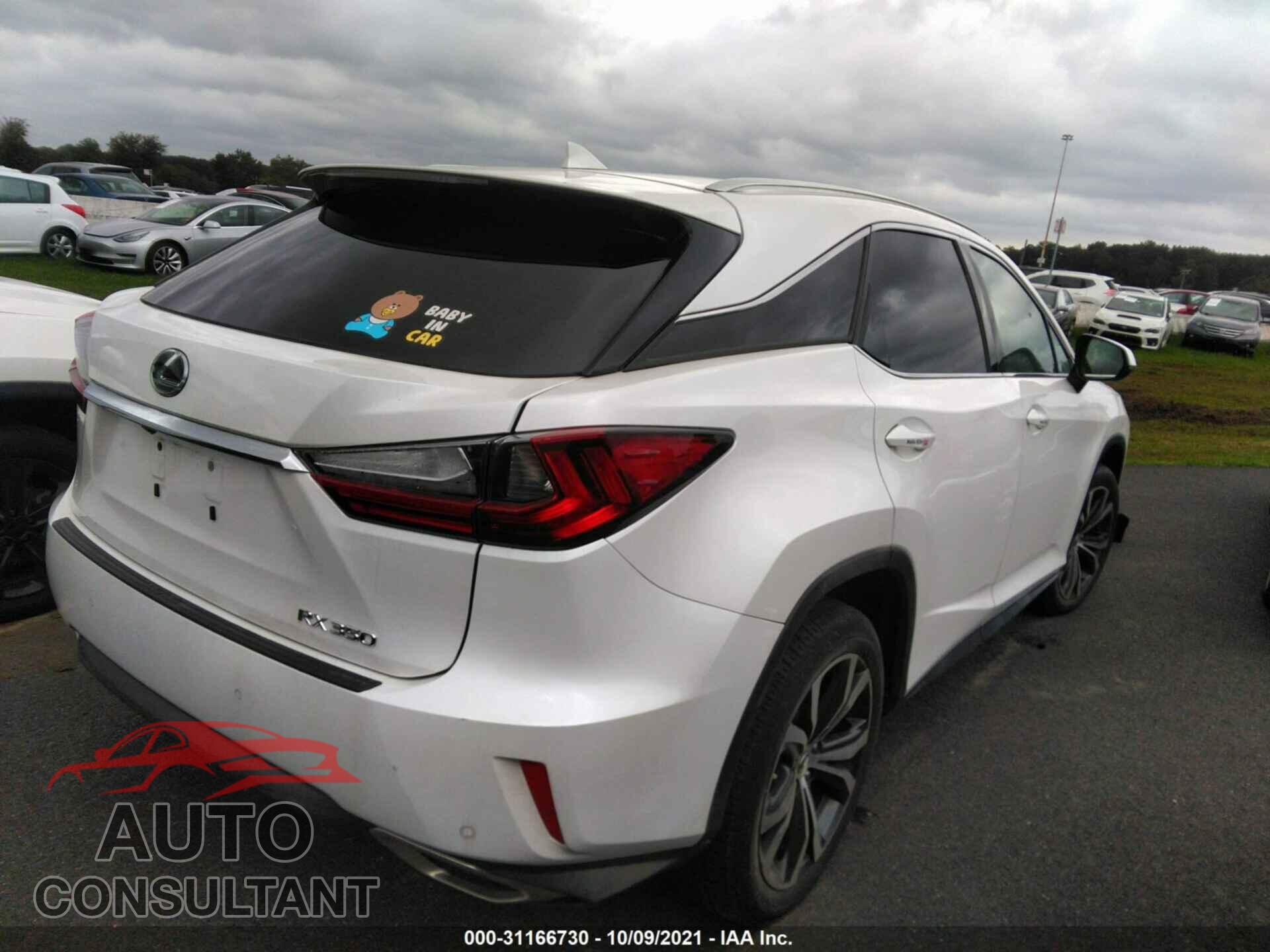 LEXUS RX 2017 - 2T2BZMCA6HC105682