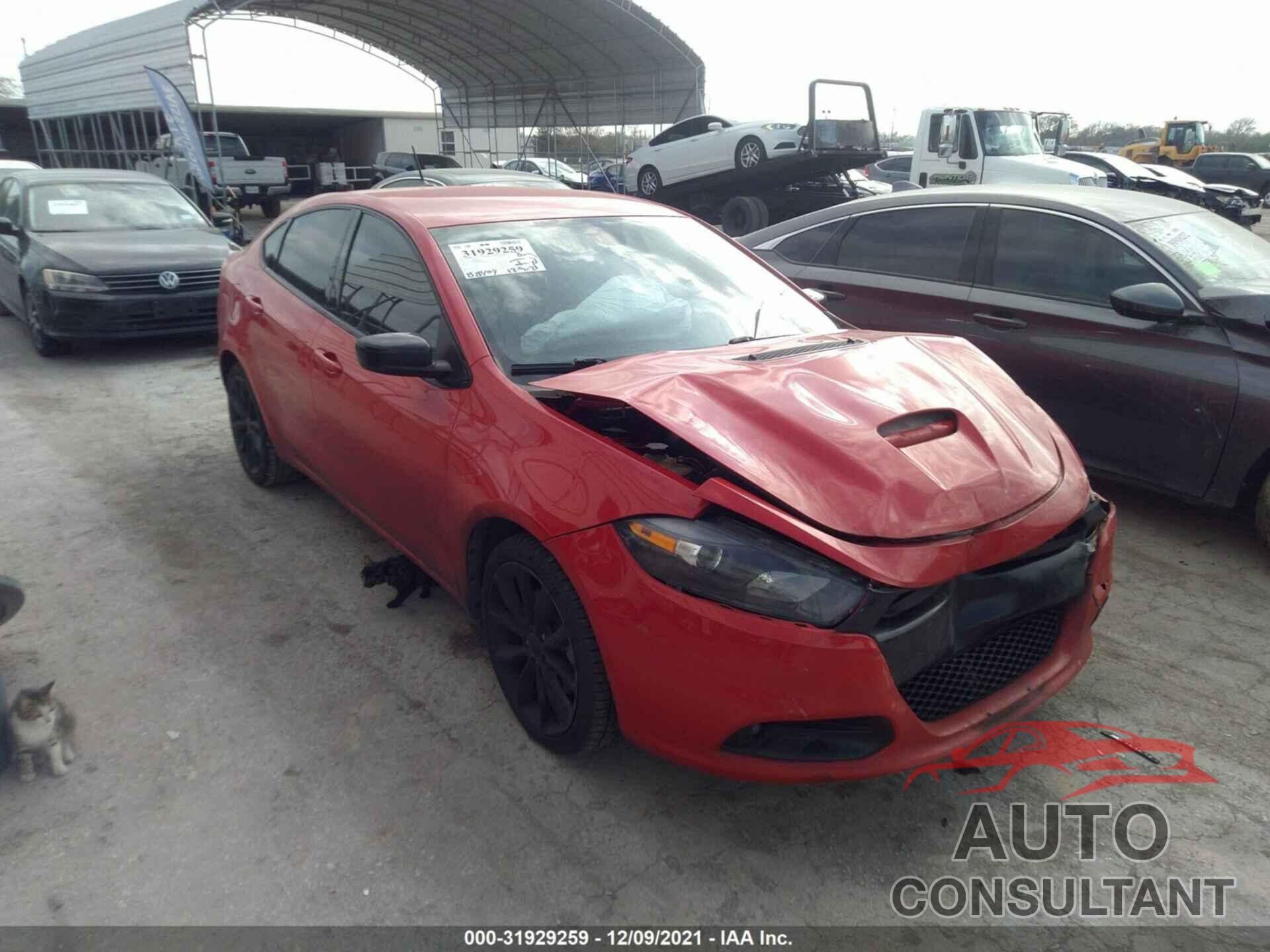 DODGE DART 2016 - 1C3CDFBB2GD762479