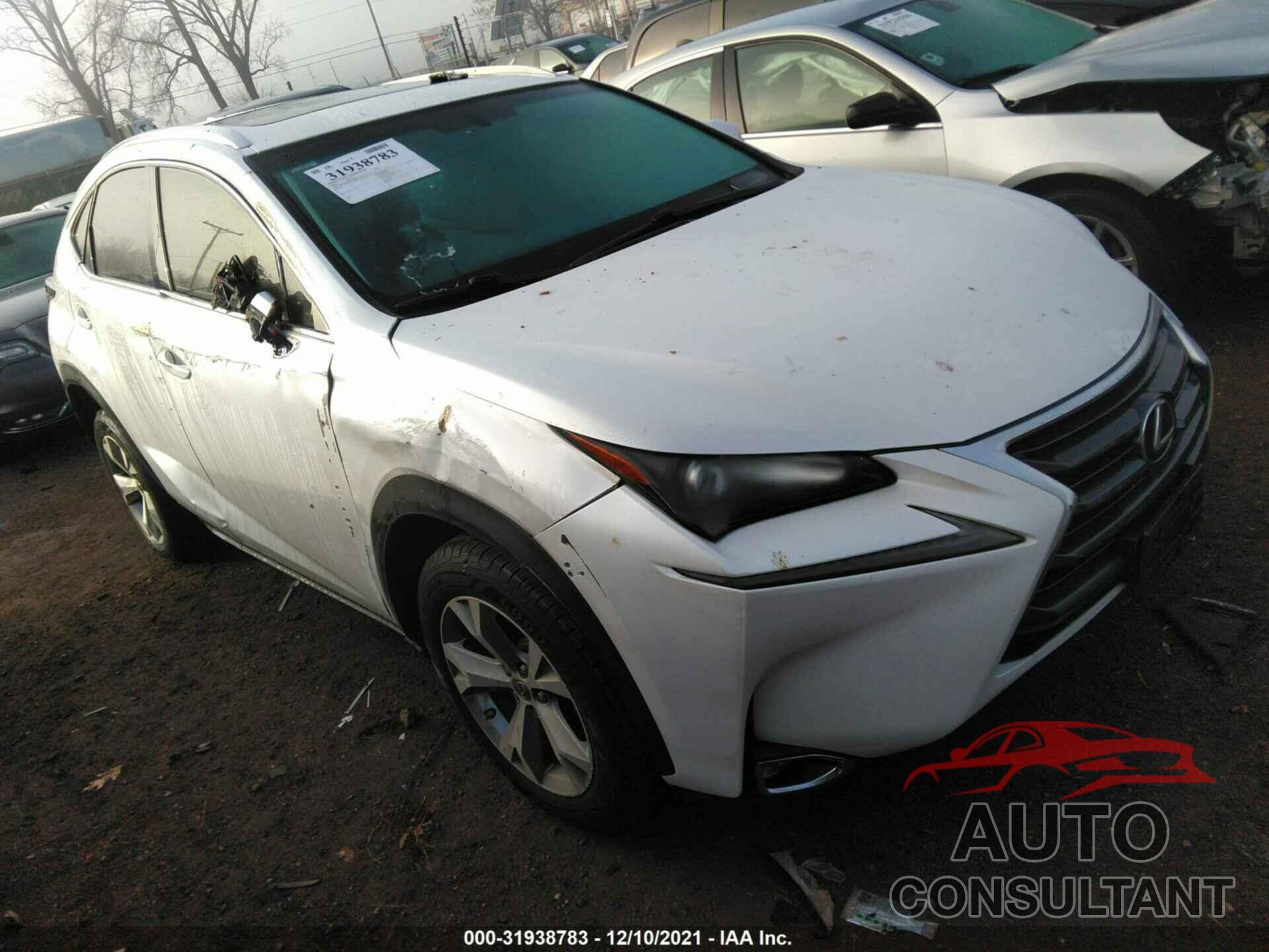 LEXUS NX 2017 - JTJBARBZ7H2098527