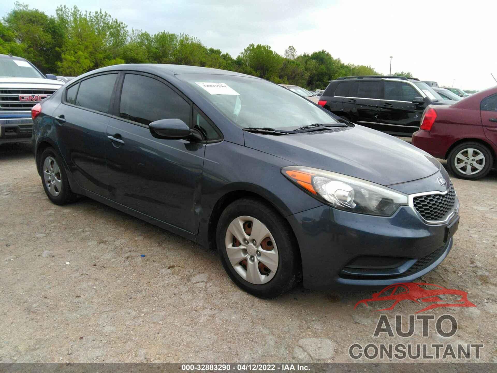 KIA FORTE 2016 - KNAFK4A6XG5578065