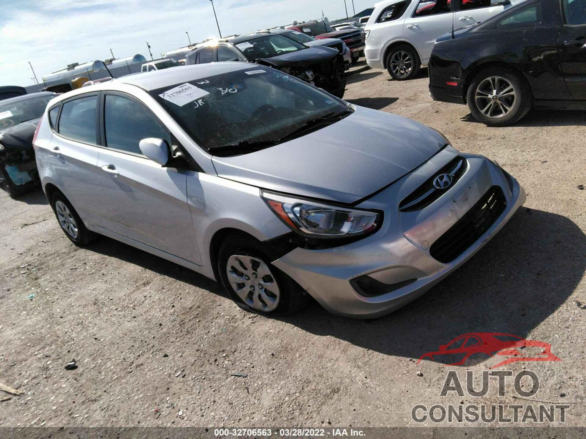 HYUNDAI ACCENT 2017 - KMHCT5AEXHU305985