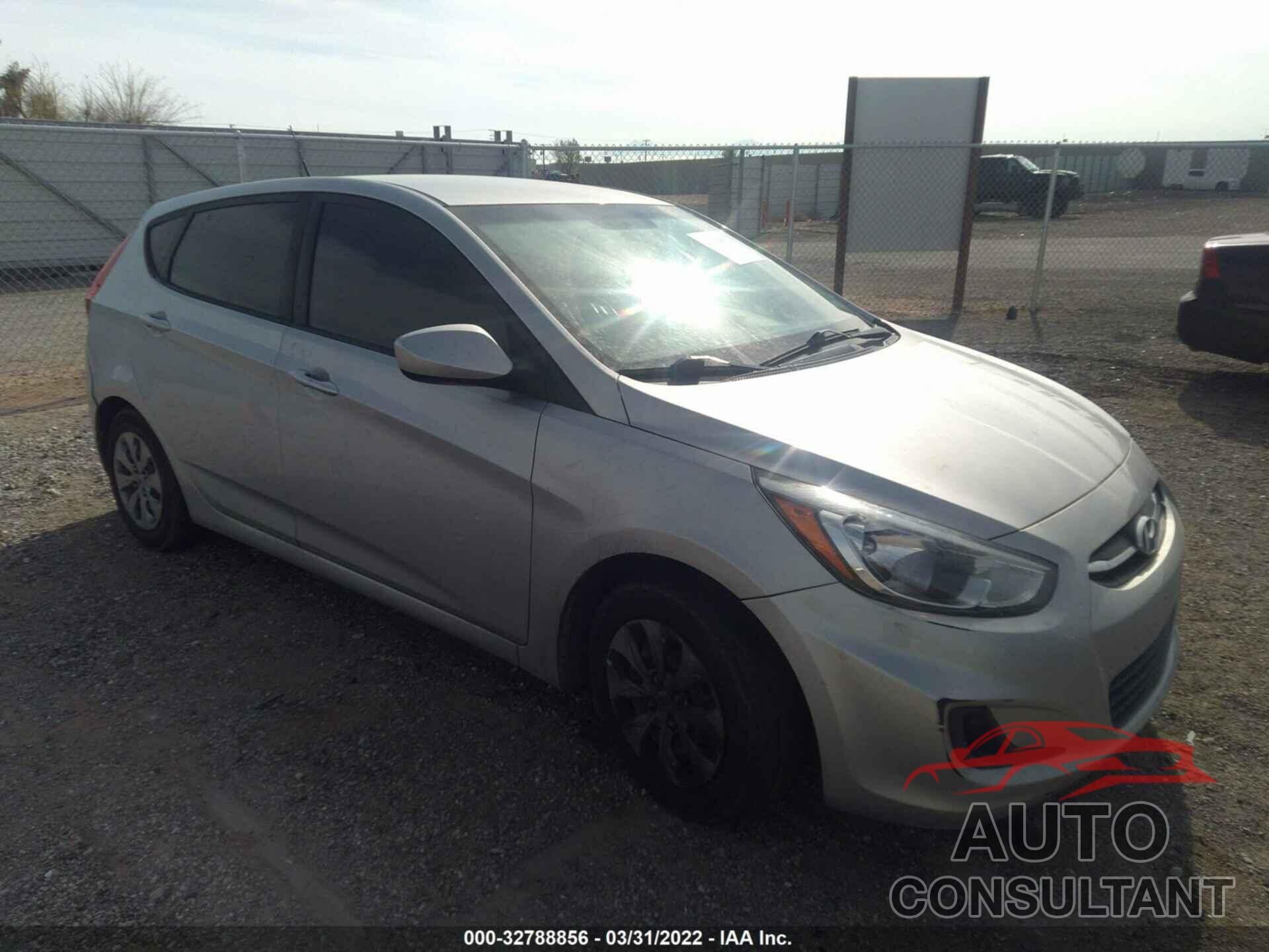 HYUNDAI ACCENT 2017 - KMHCT5AE0HU313156