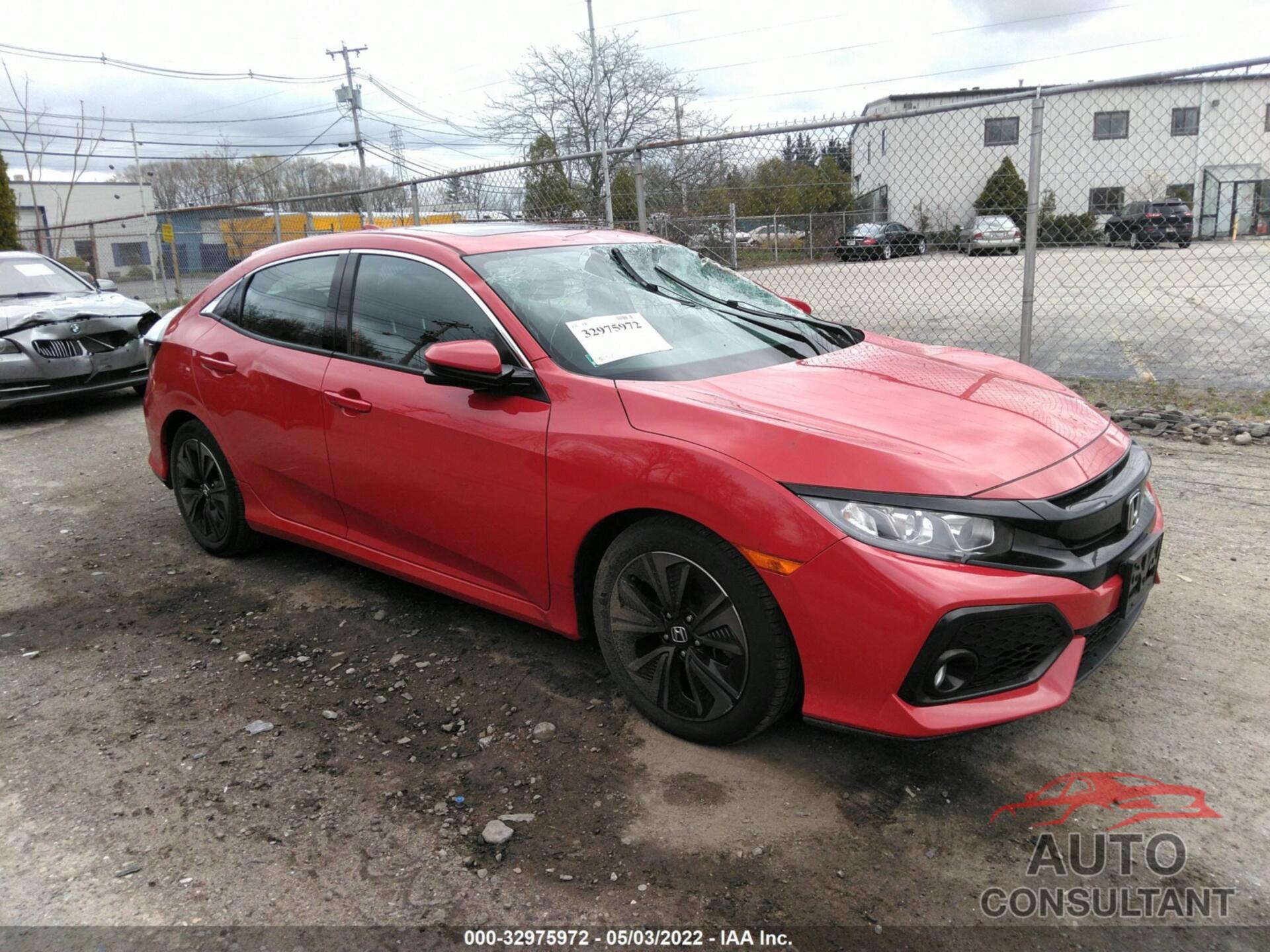 HONDA CIVIC HATCHBACK 2018 - SHHFK7H52JU410104