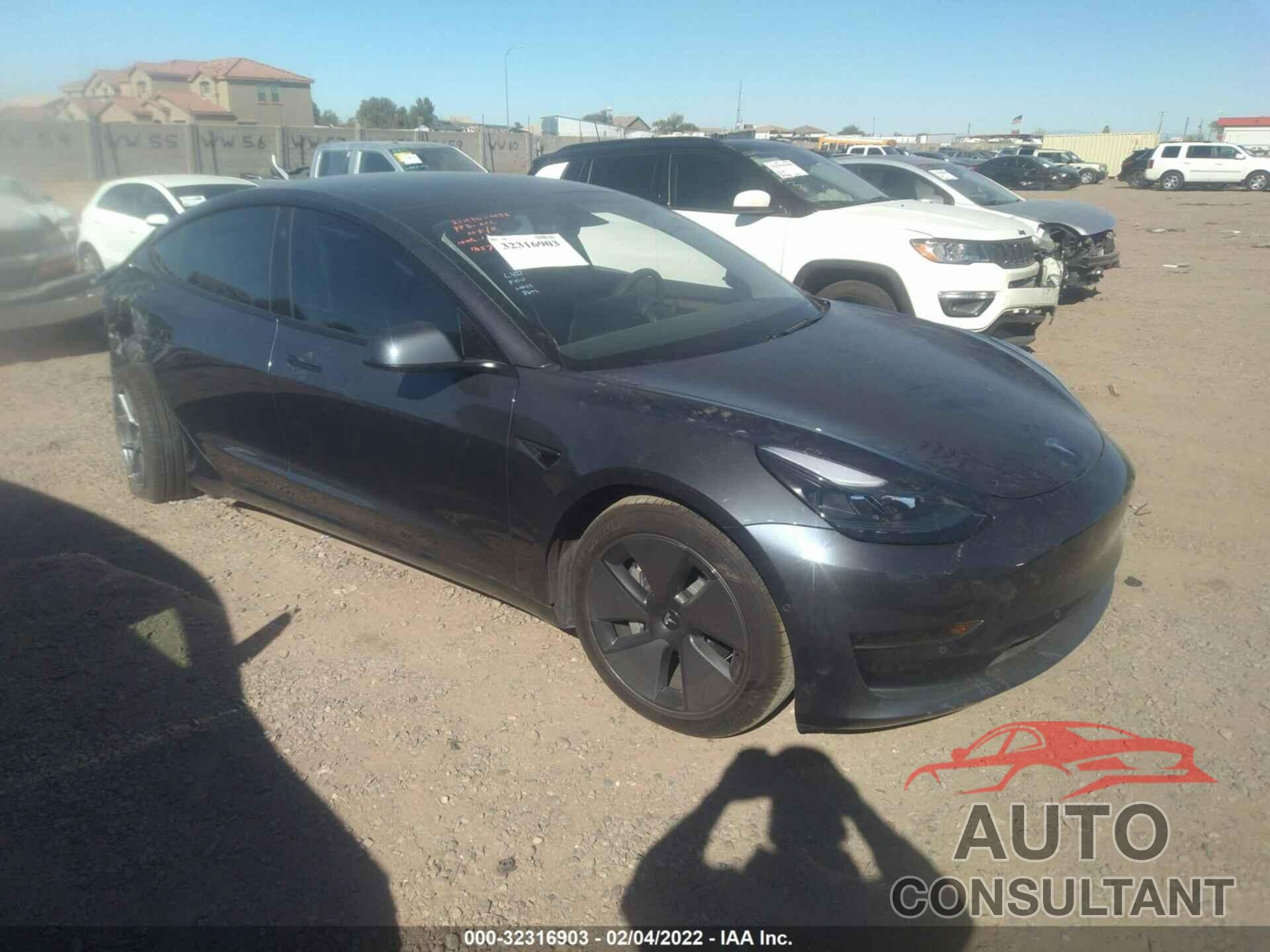 TESLA MODEL 3 2021 - 5YJ3E1EA2MF001857