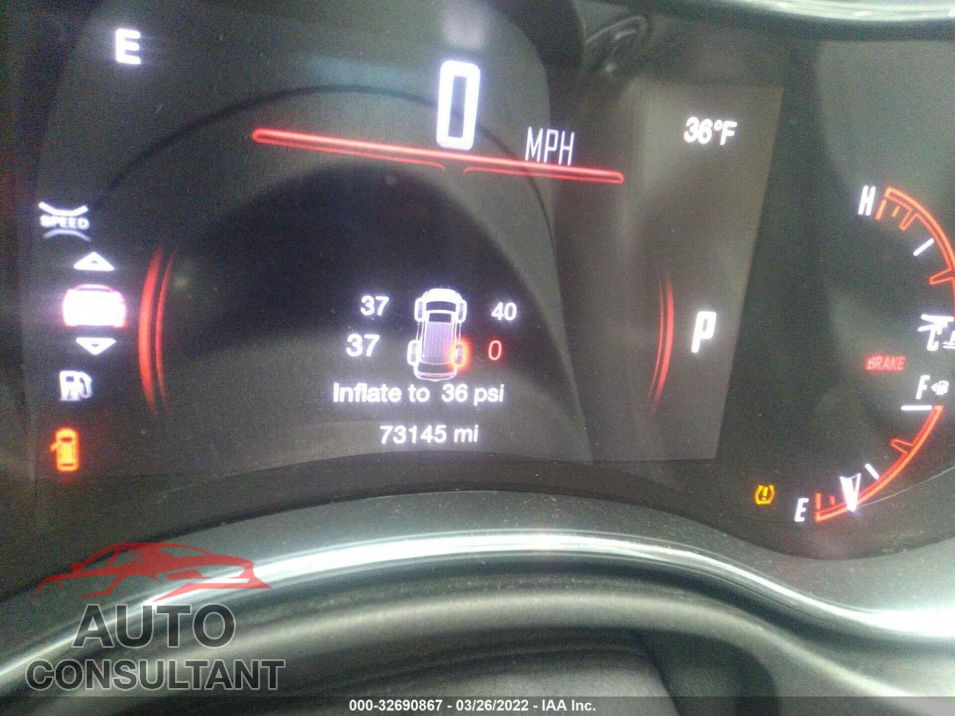 DODGE DURANGO 2016 - 1C4RDJDG7GC362361