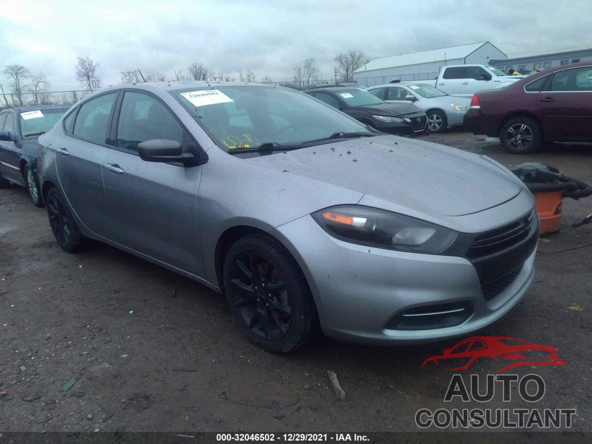 DODGE DART 2016 - 1C3CDFAA0GD630197