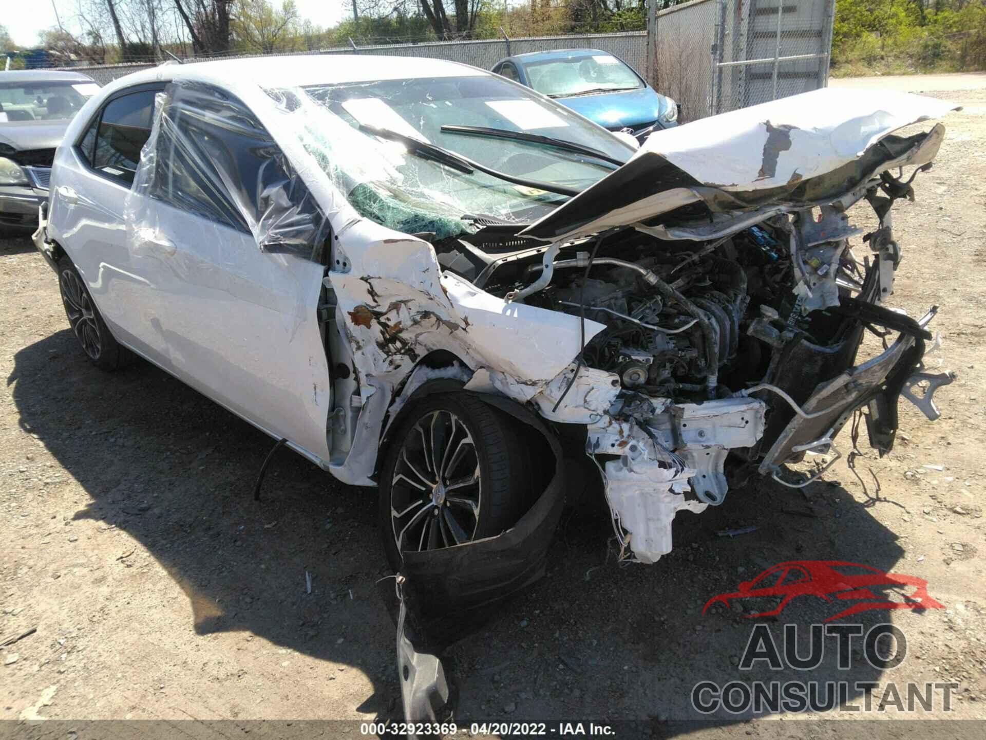 TOYOTA COROLLA 2016 - 2T1BURHE0GC599211