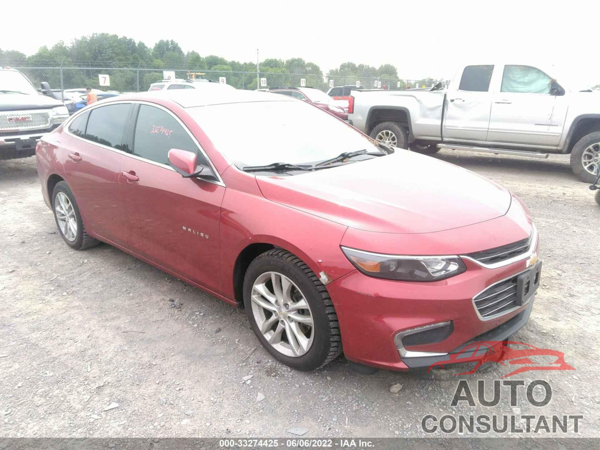 CHEVROLET MALIBU 2016 - 1G1ZJ5SU7GF324368