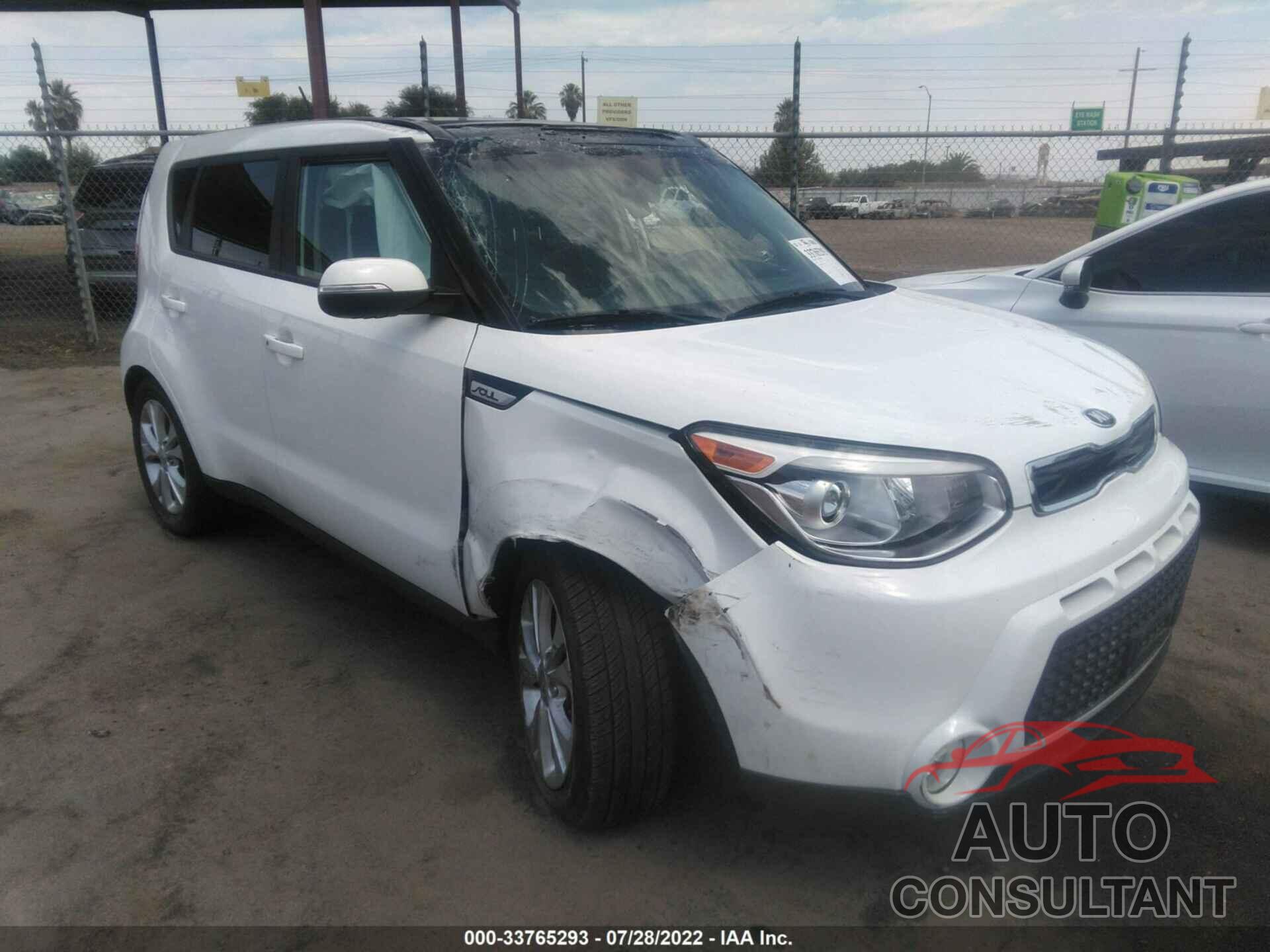 KIA SOUL 2016 - KNDJX3A55G7376206