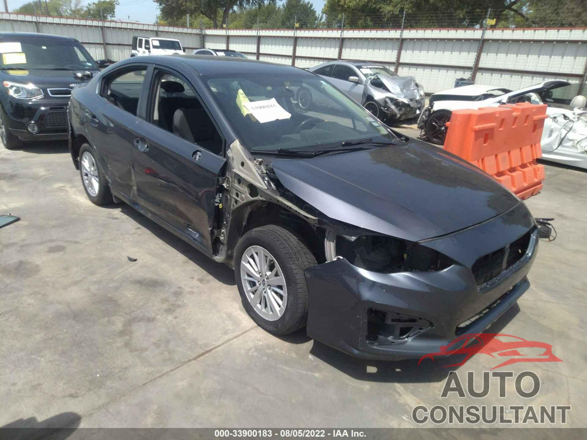 SUBARU IMPREZA 2017 - 4S3GKAB61H3618714