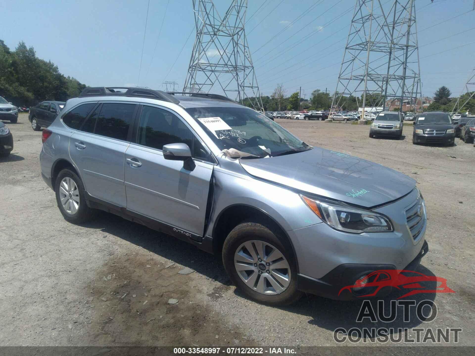 SUBARU OUTBACK 2017 - 4S4BSAHC7H3273935