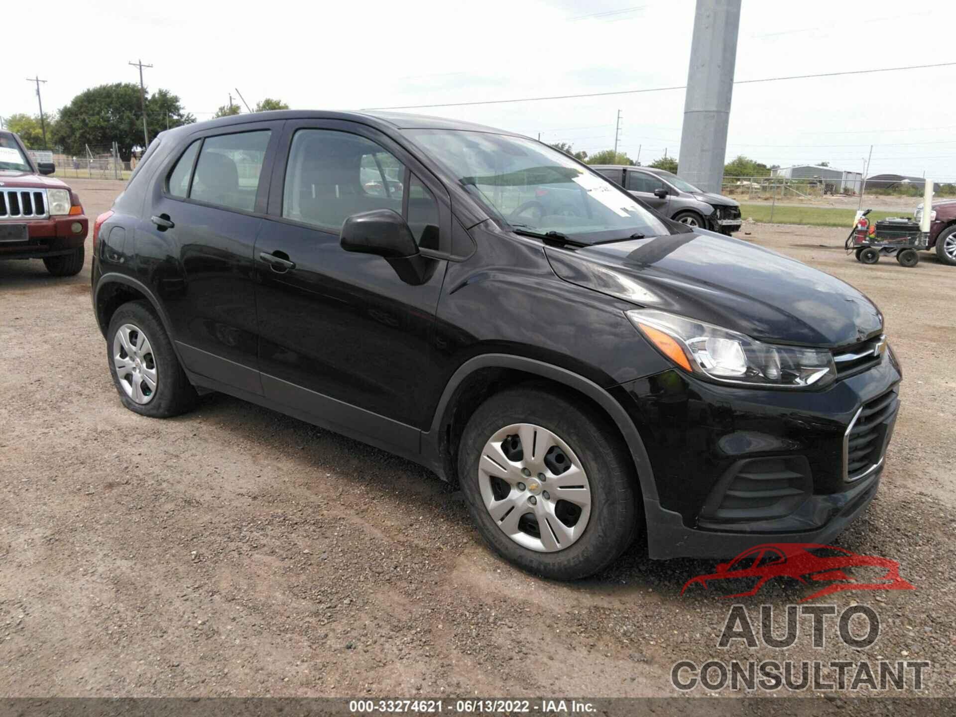 CHEVROLET TRAX 2018 - 3GNCJKSB5JL203756