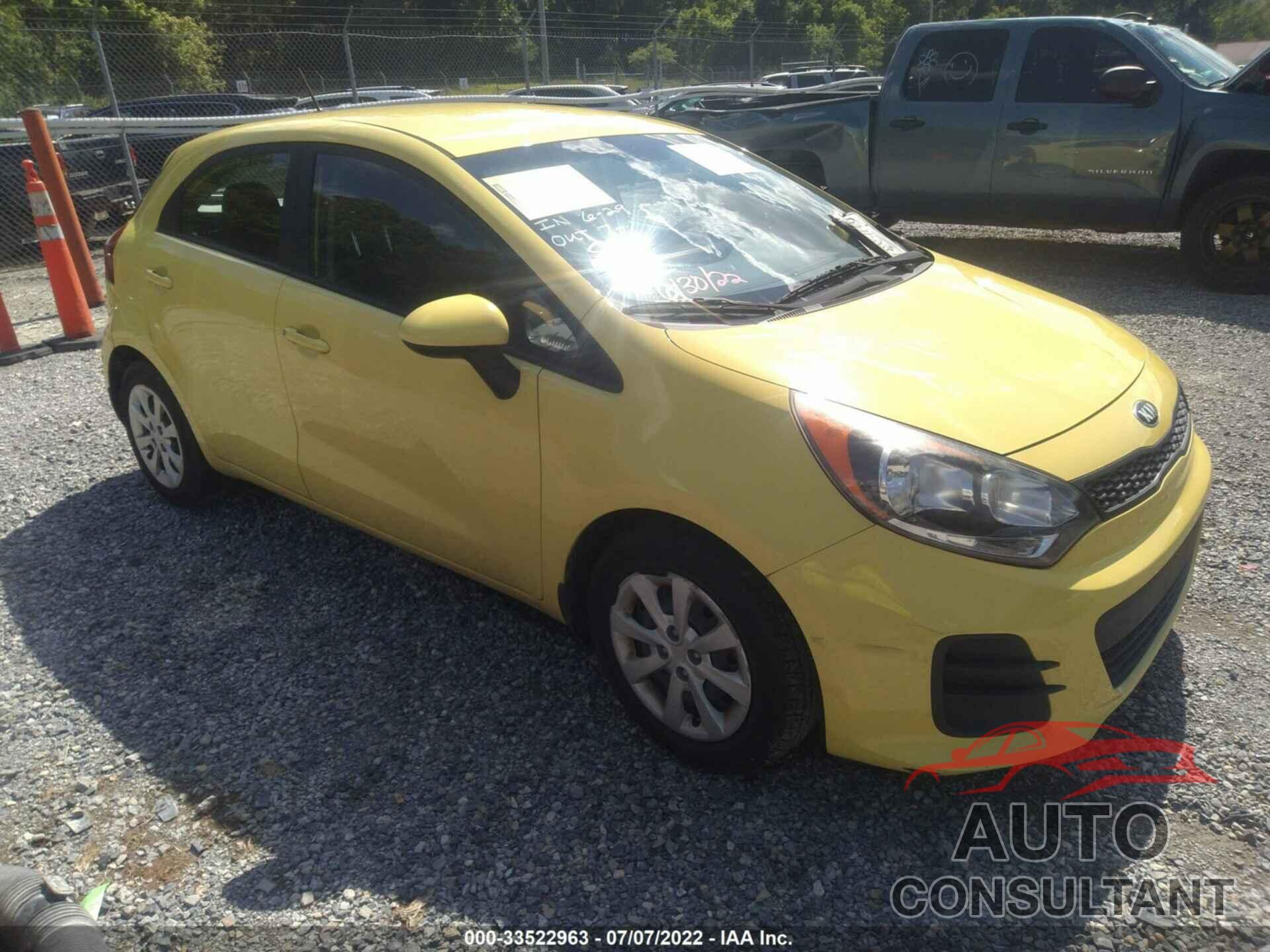 KIA RIO 2016 - KNADM5A32G6579329