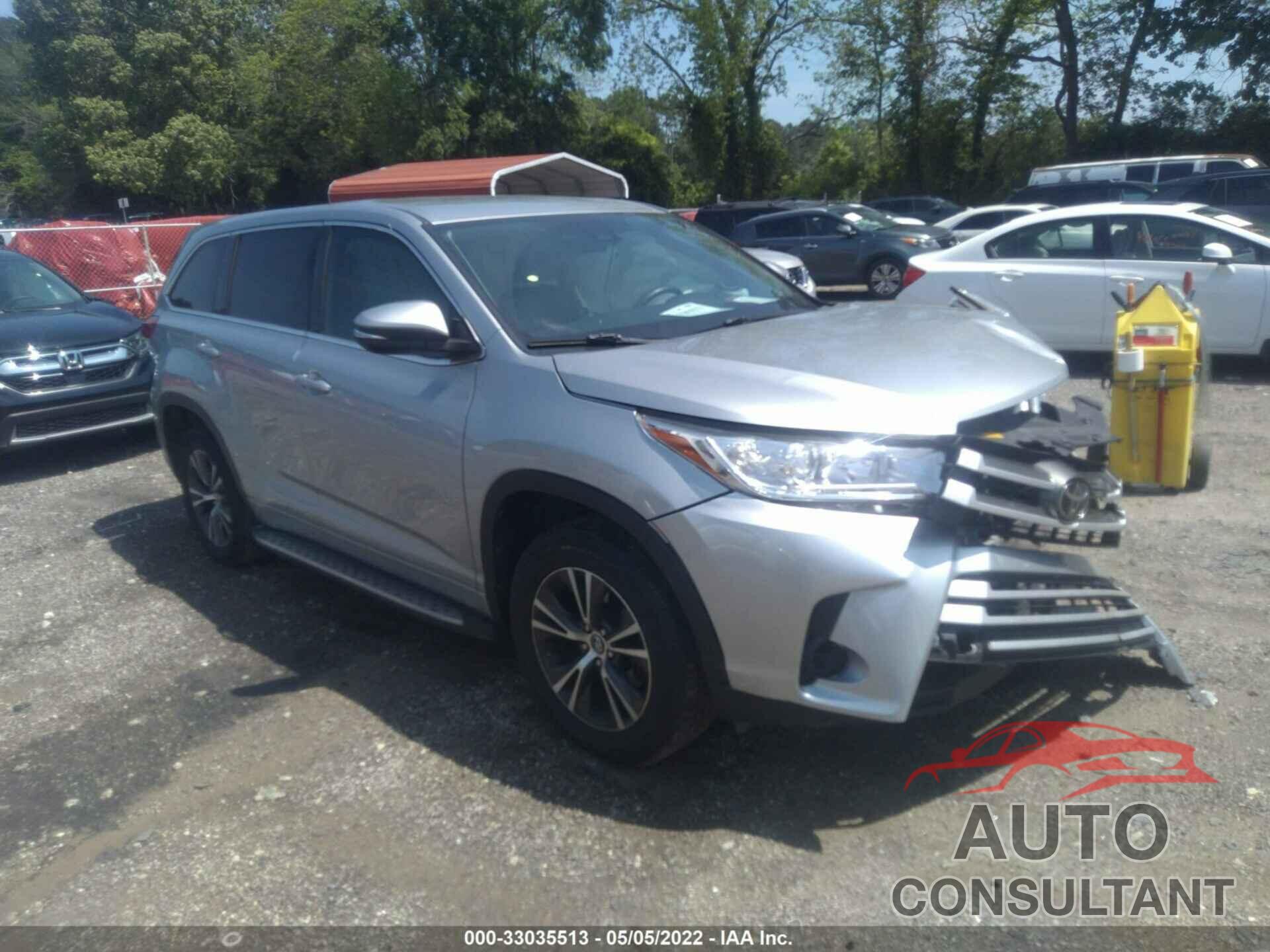 TOYOTA HIGHLANDER 2018 - 5TDZZRFH0JS252988