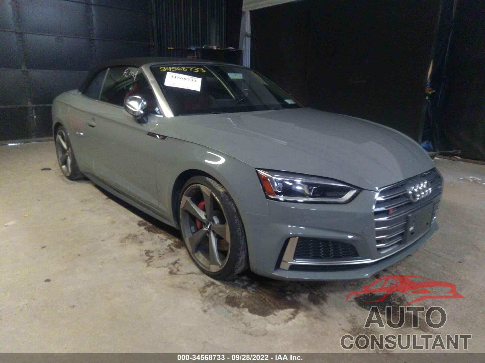 AUDI S5 CABRIOLET 2019 - WAUY4GF57KN001295