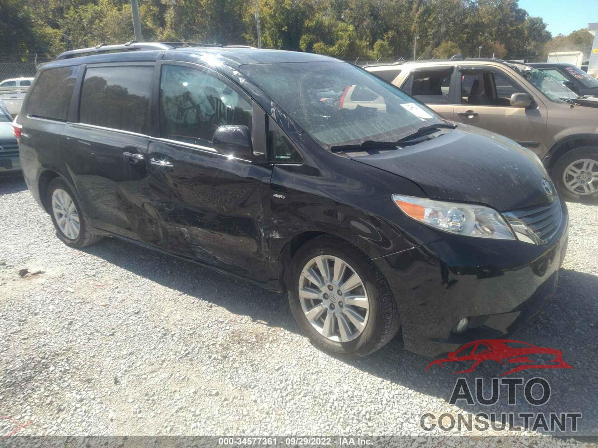 TOYOTA SIENNA 2017 - 5TDDZ3DC6HS177920