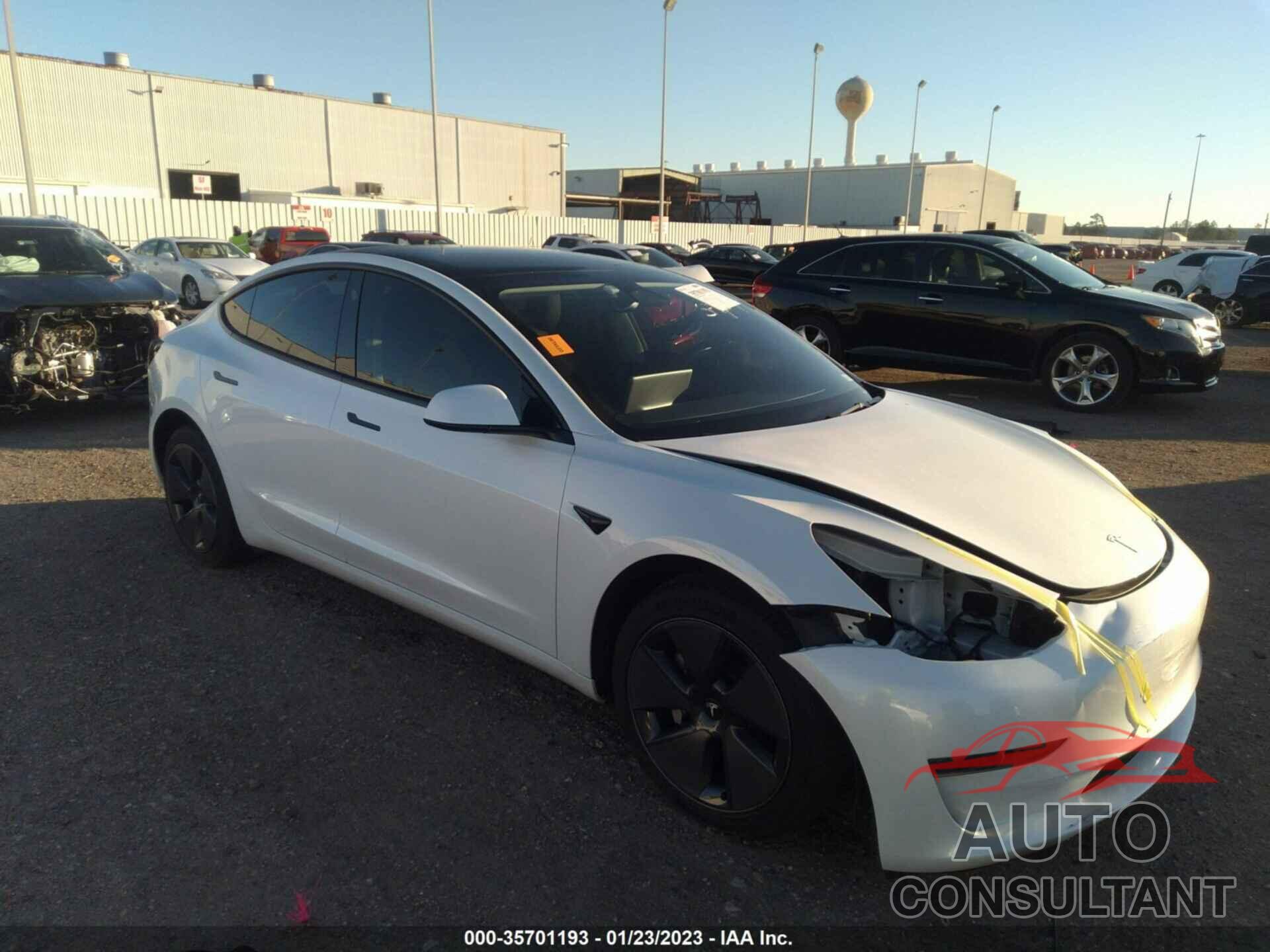 TESLA MODEL 3 2022 - 5YJ3E1EA2NF314604