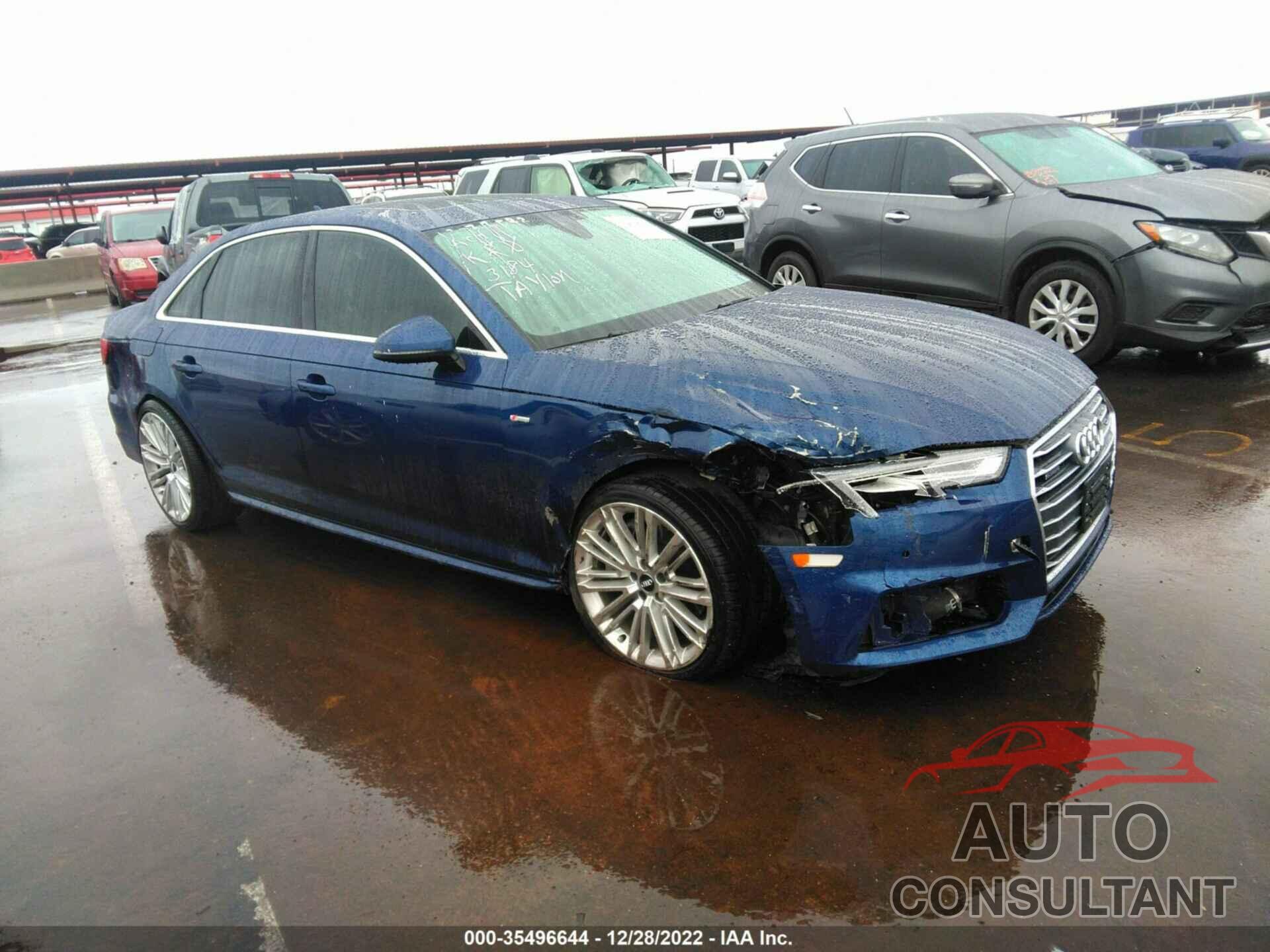 AUDI A4 2018 - WAUENAF44JN003184