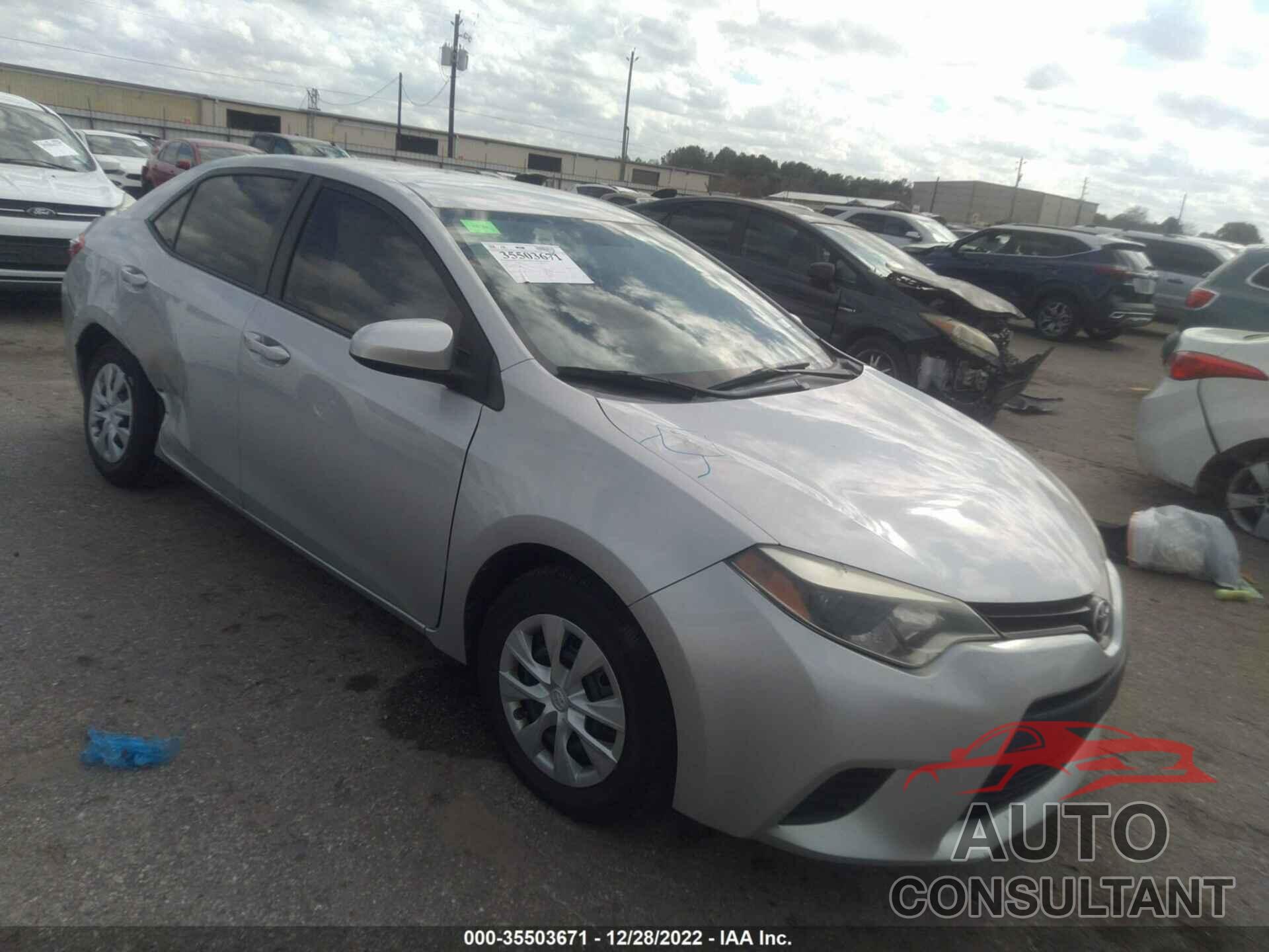 TOYOTA COROLLA 2016 - 5YFBURHE8GP503003