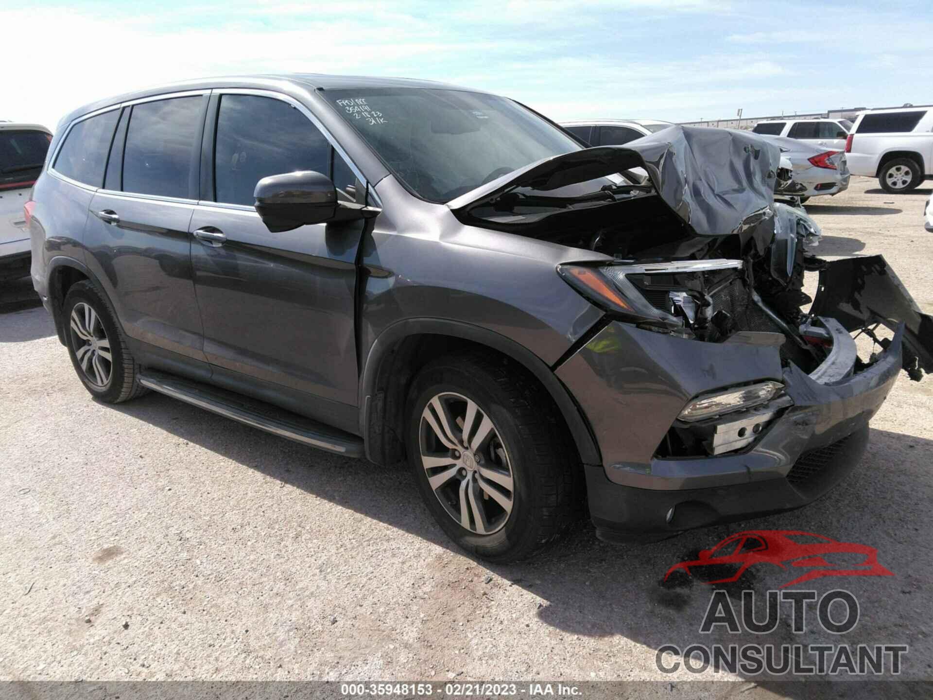 HONDA PILOT 2016 - 5FNYF5H57GB017386