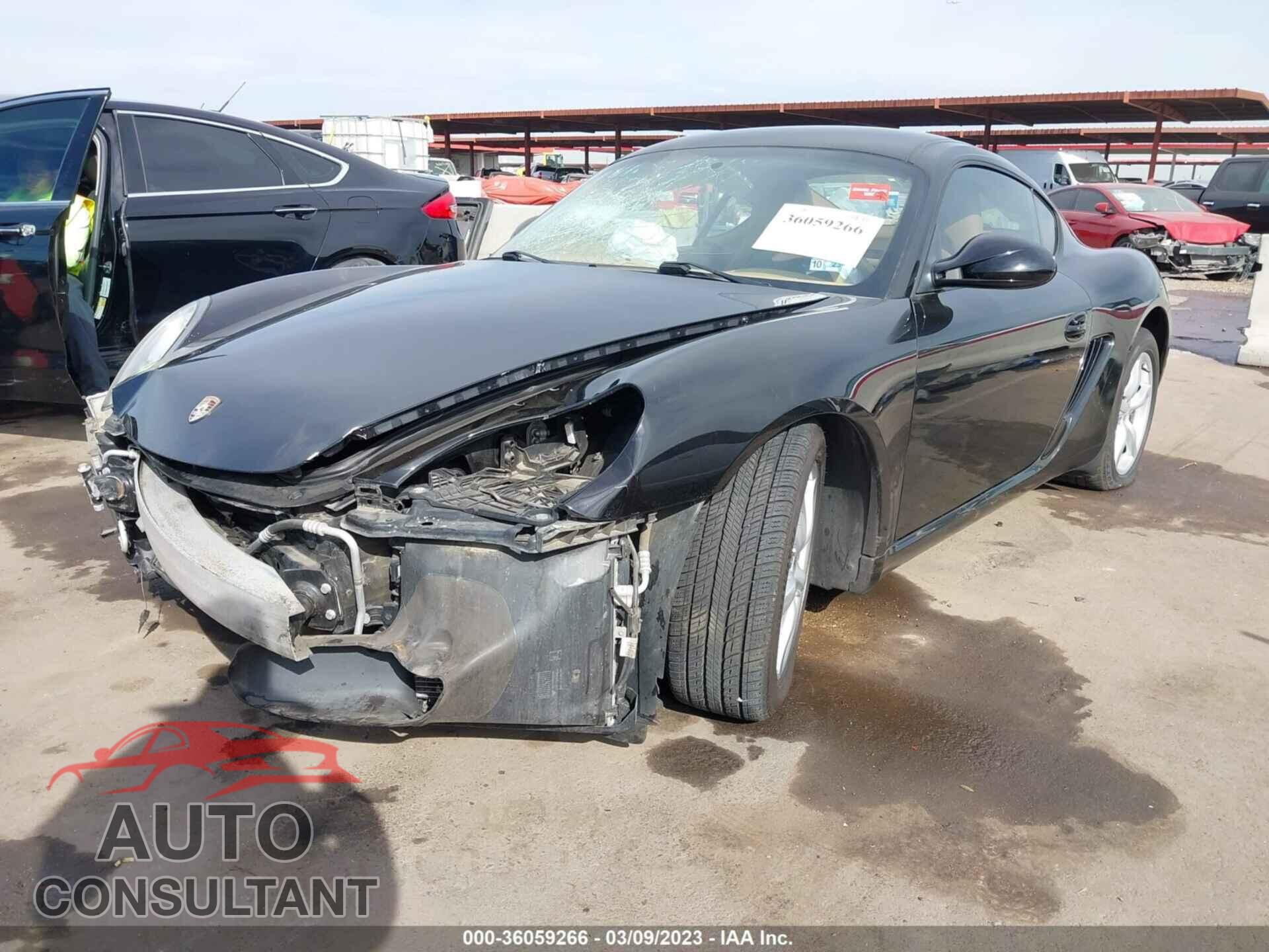 PORSCHE CAYMAN 2012 - WP0AA2A80CS760116
