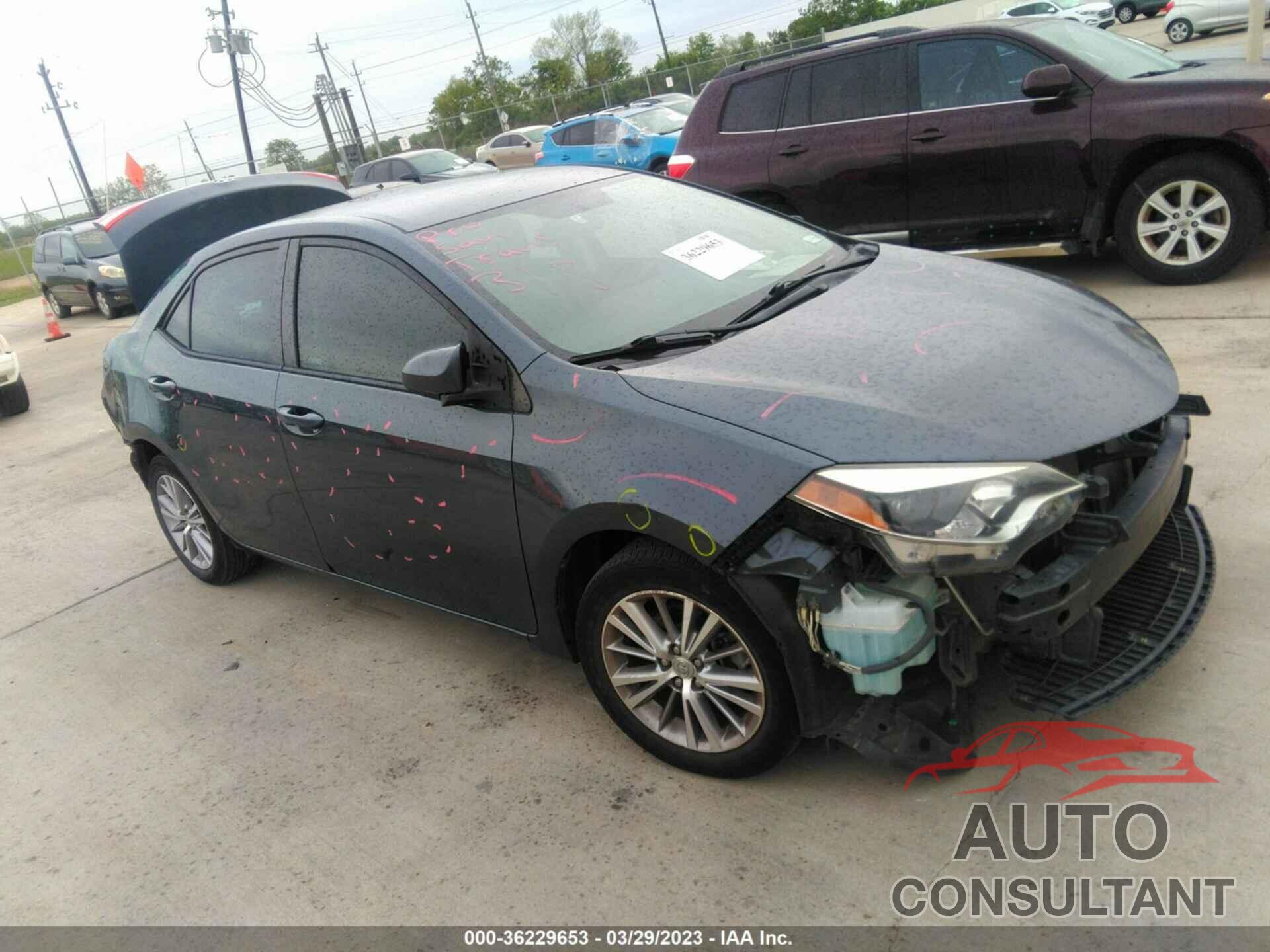 TOYOTA COROLLA 2015 - 5YFBURHE6FP302781