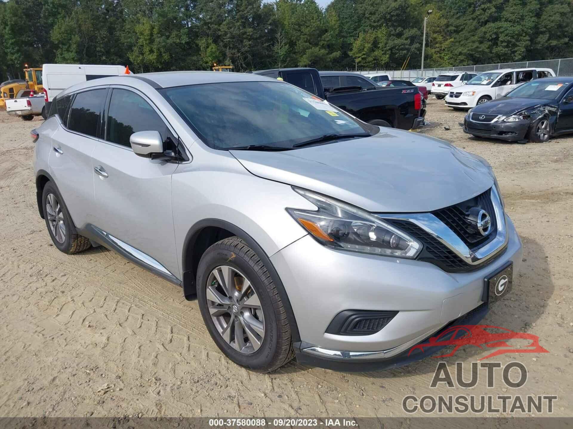 NISSAN MURANO 2018 - 5N1AZ2MH9JN161470