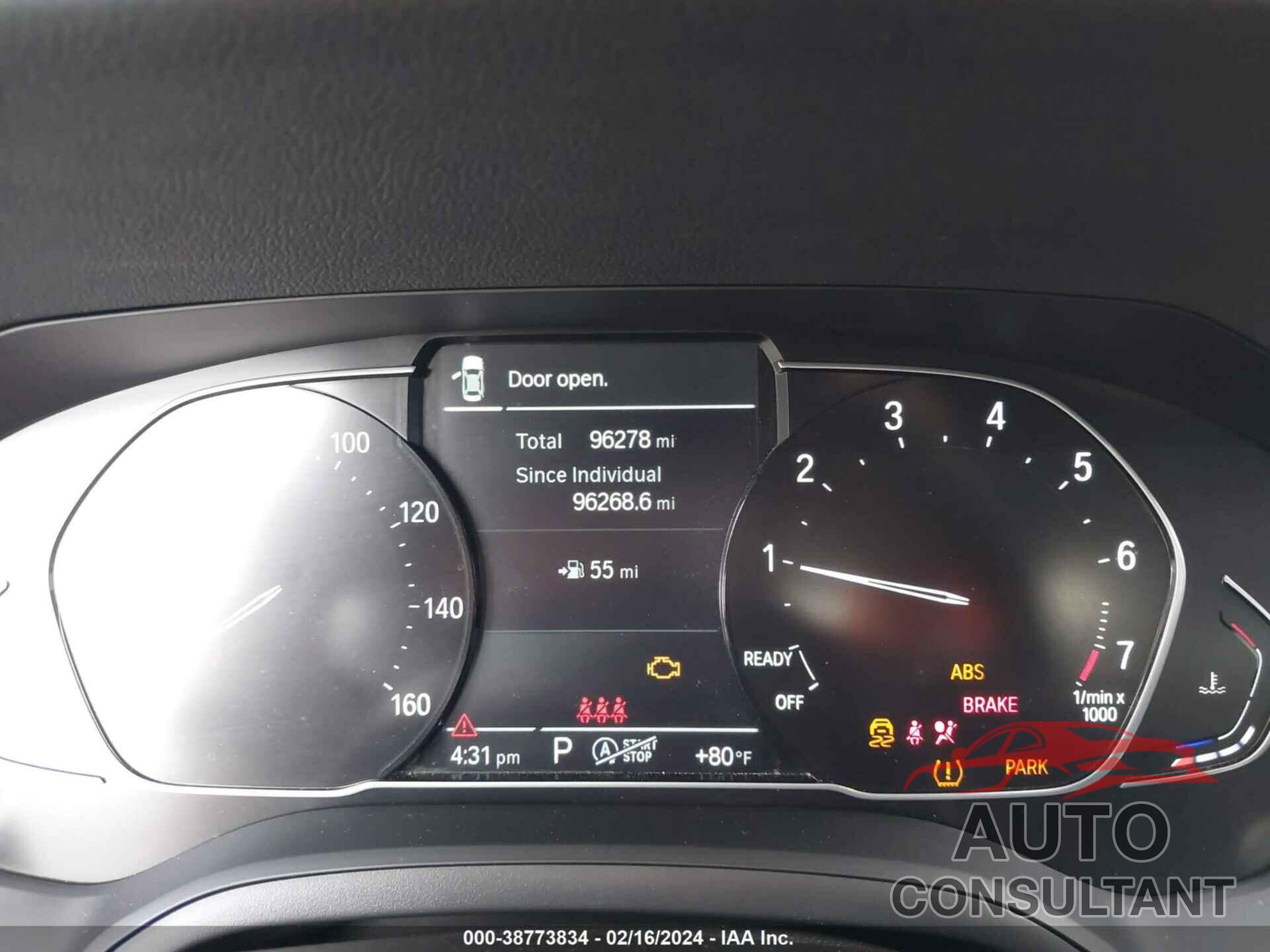 BMW 330I 2022 - 3MW5R1J01N8C55573