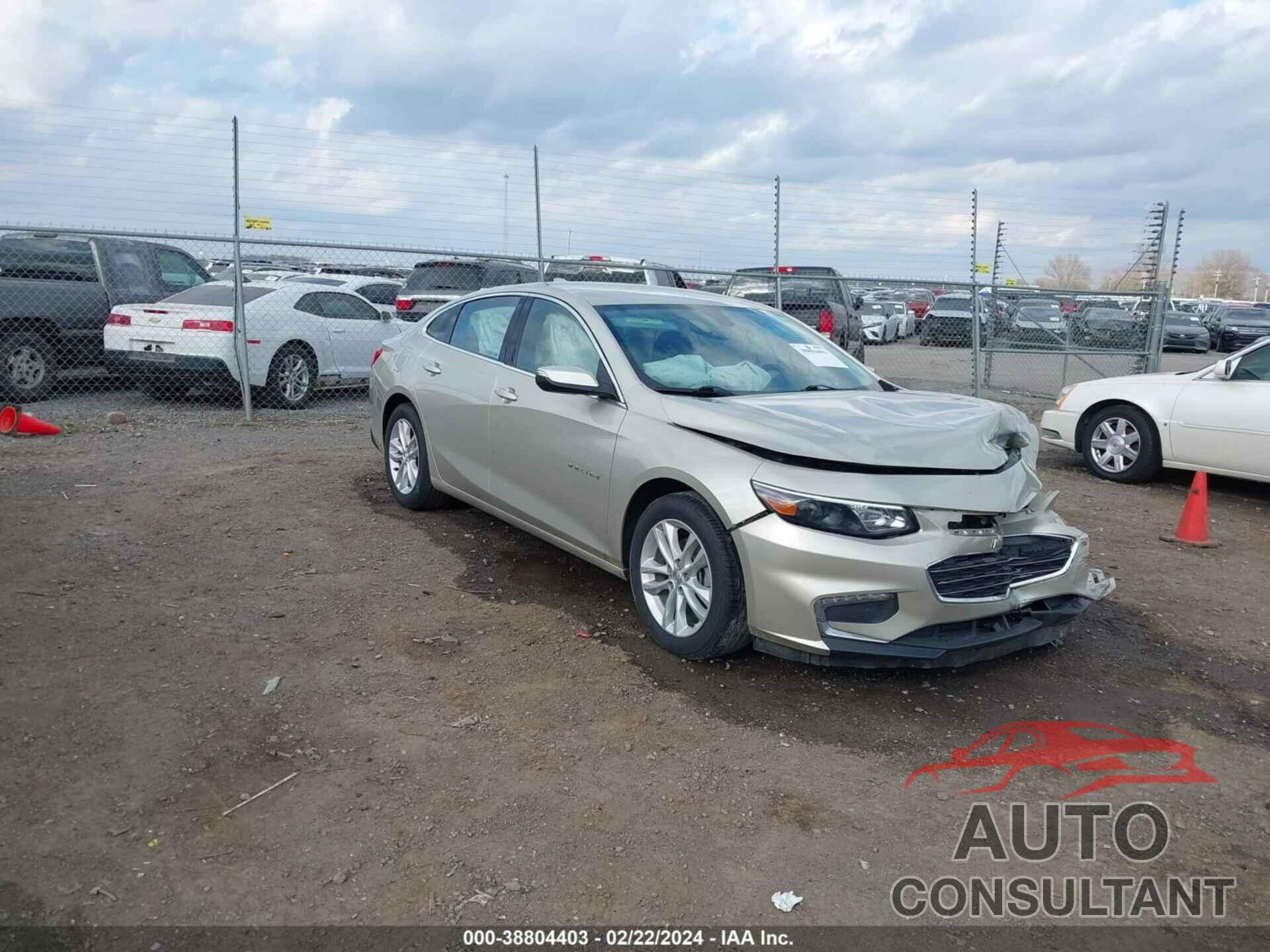 CHEVROLET MALIBU 2016 - 1G1ZE5ST4GF282866