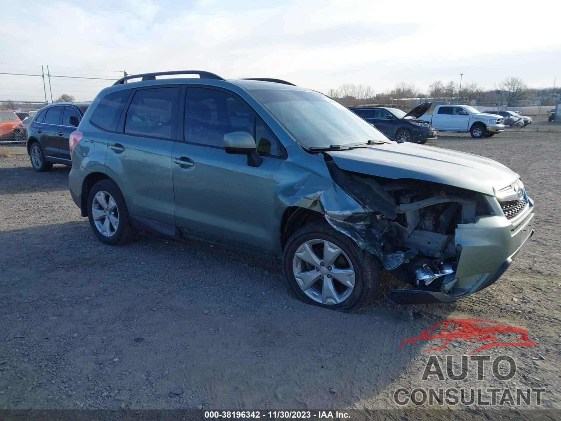 SUBARU FORESTER 2016 - JF2SJAGC7GH506787