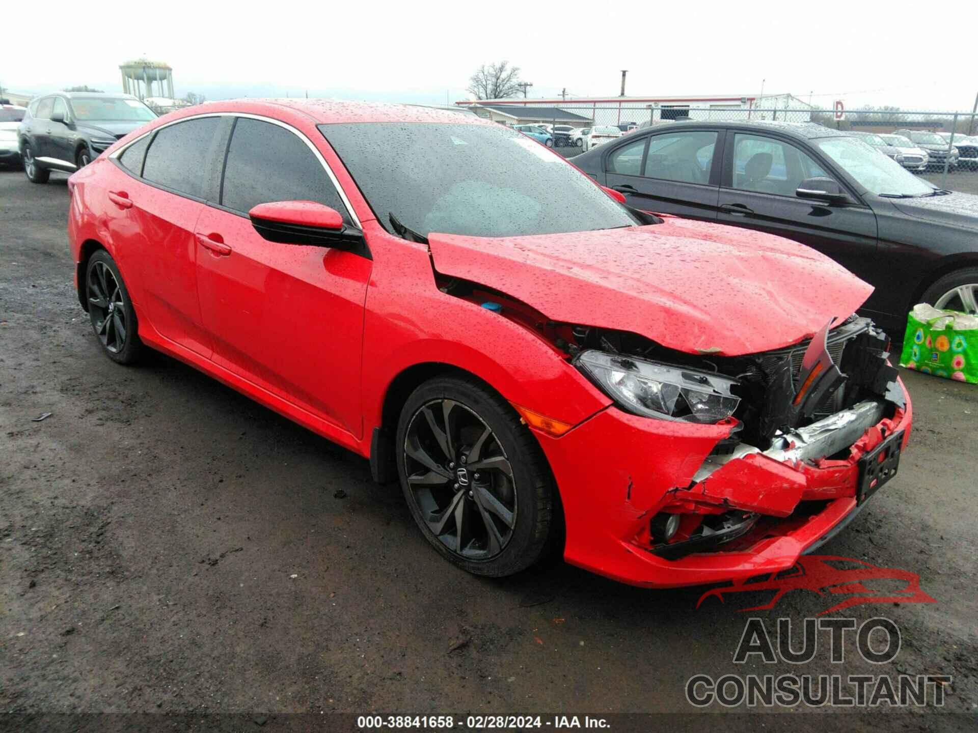 HONDA CIVIC 2019 - 2HGFC2F87KH554923