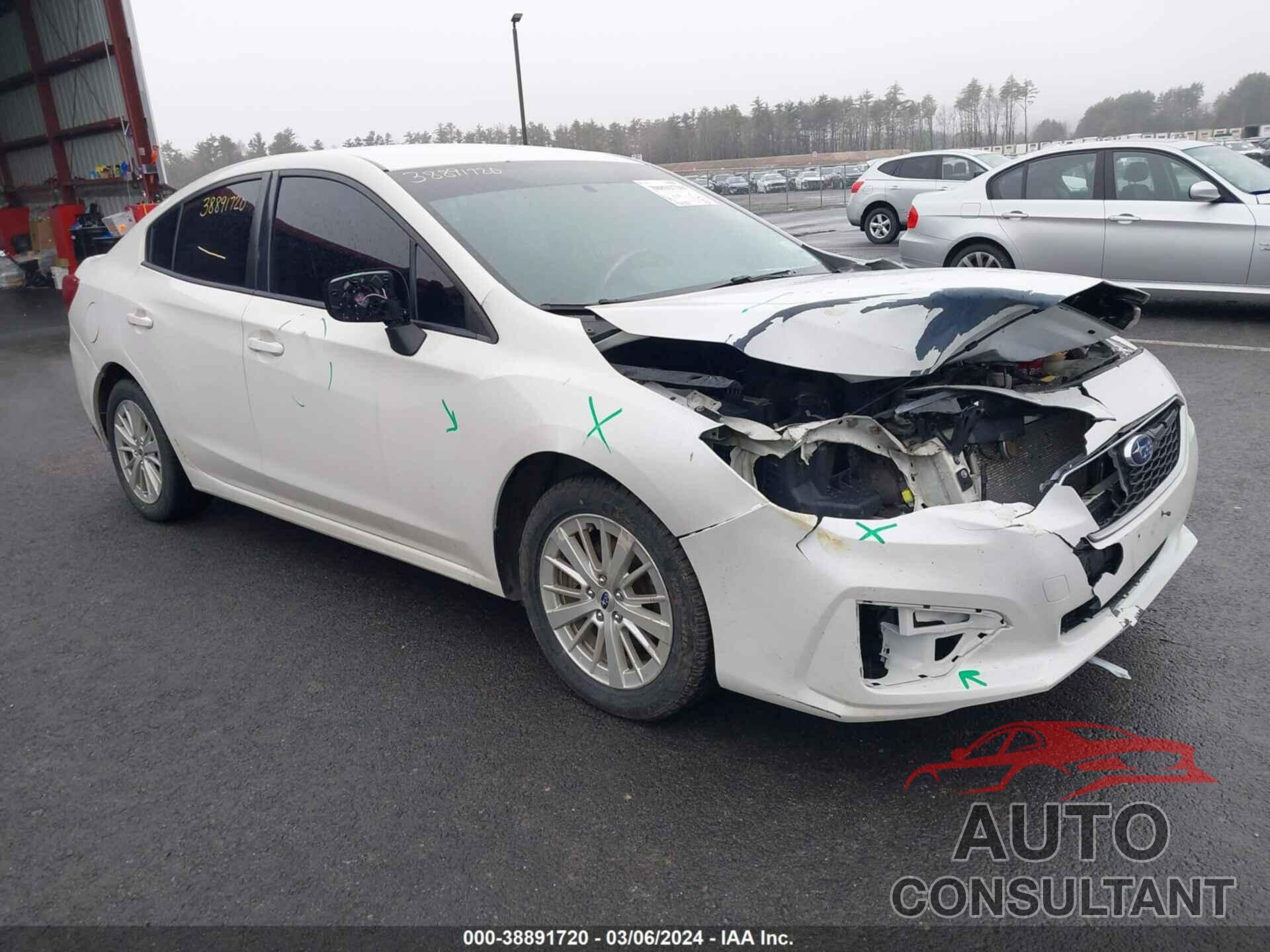 SUBARU IMPREZA 2017 - 4S3GKAB61H3610872