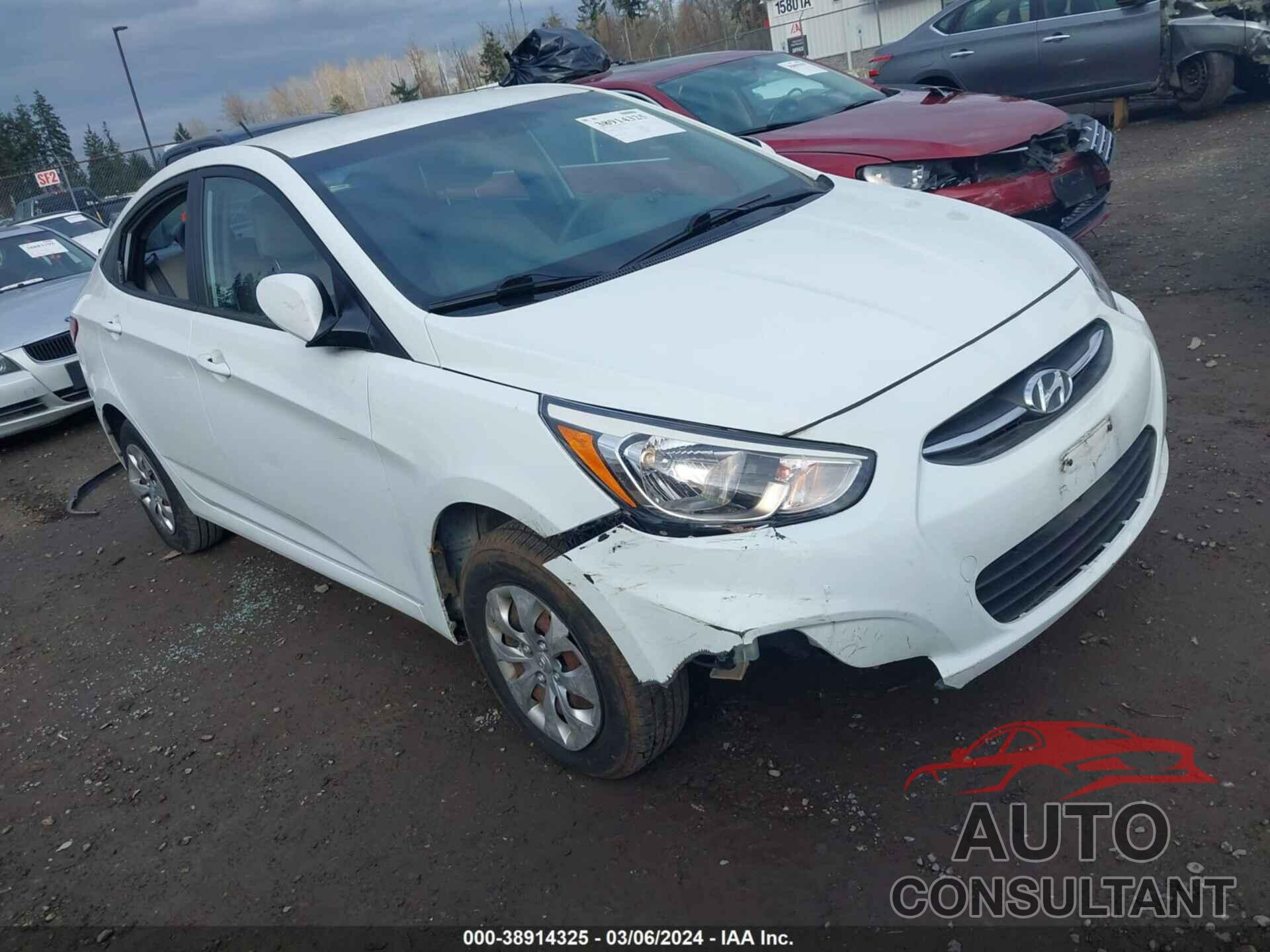 HYUNDAI ACCENT 2016 - KMHCT4AE2GU047826