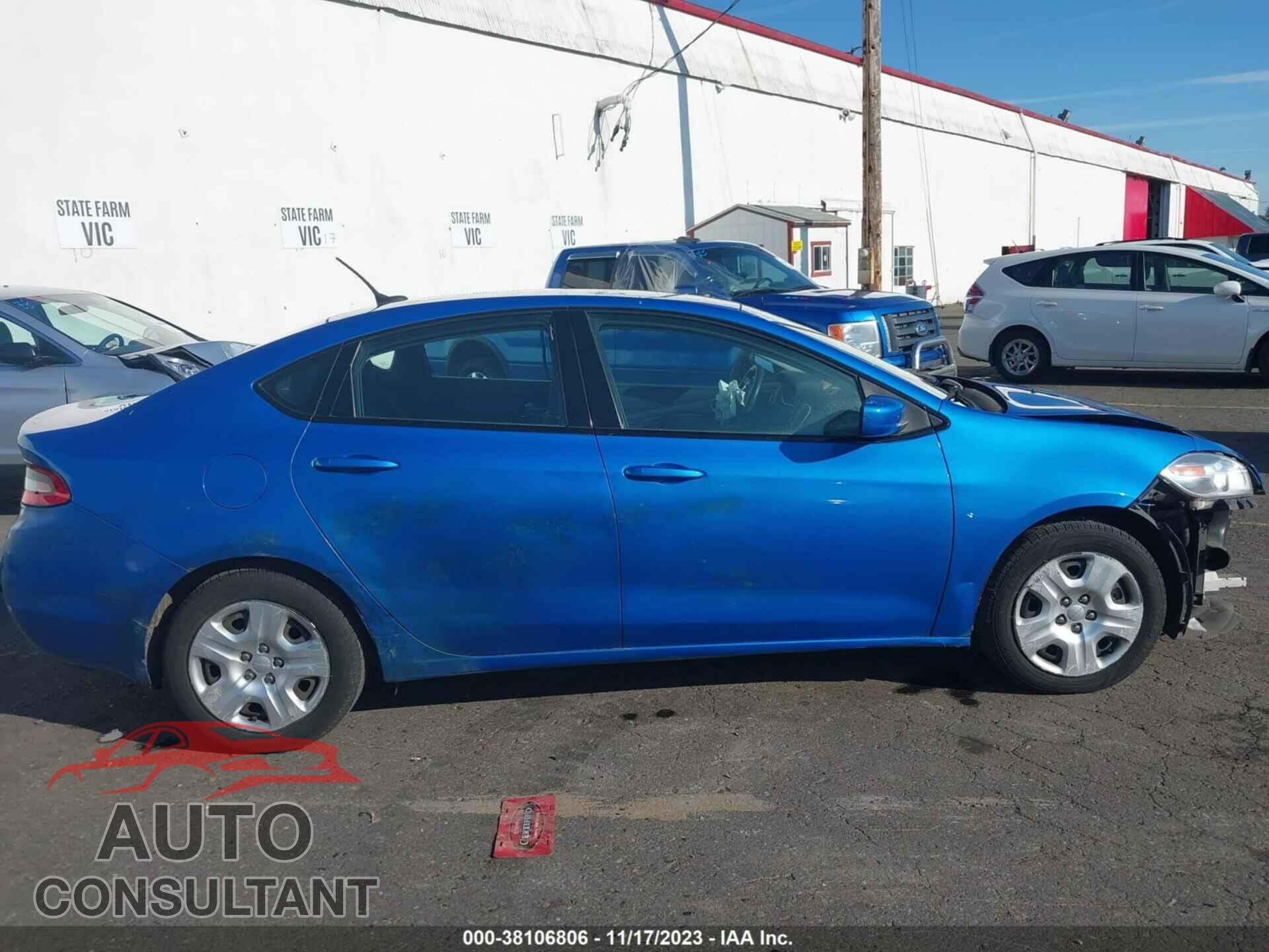 DODGE DART 2015 - 1C3CDFAA1FD345782