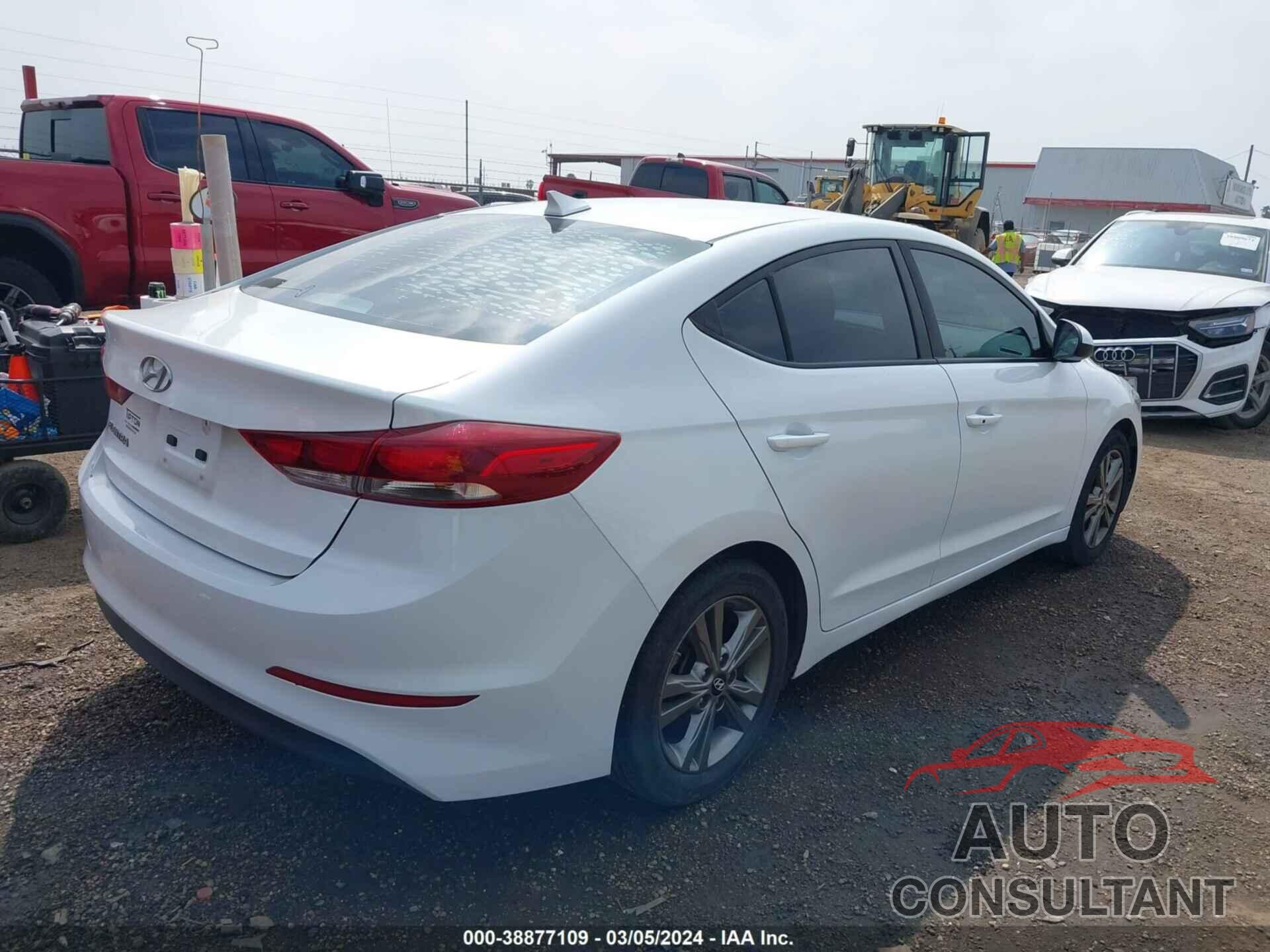 HYUNDAI ELANTRA 2018 - 5NPD84LFXJH321713